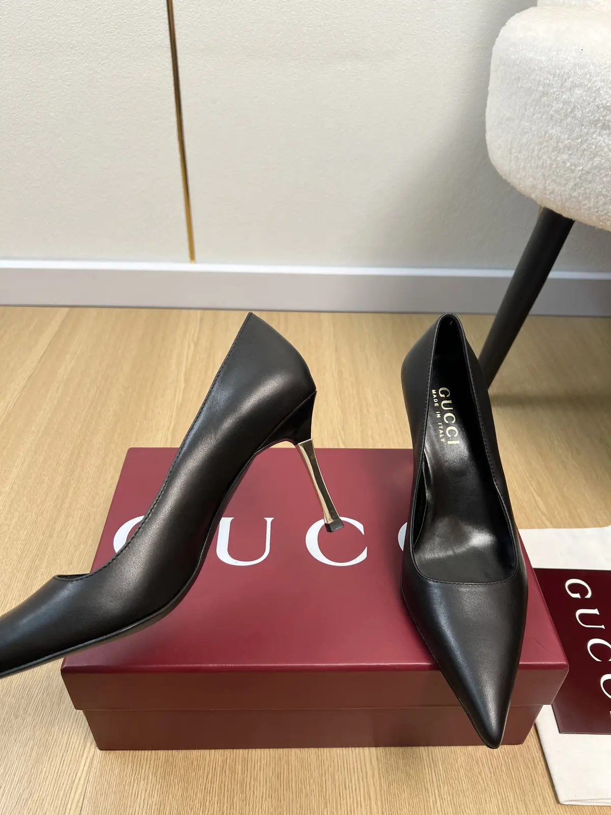 Gucci Style Leather Women's Shoes Lookbook Reference image 6