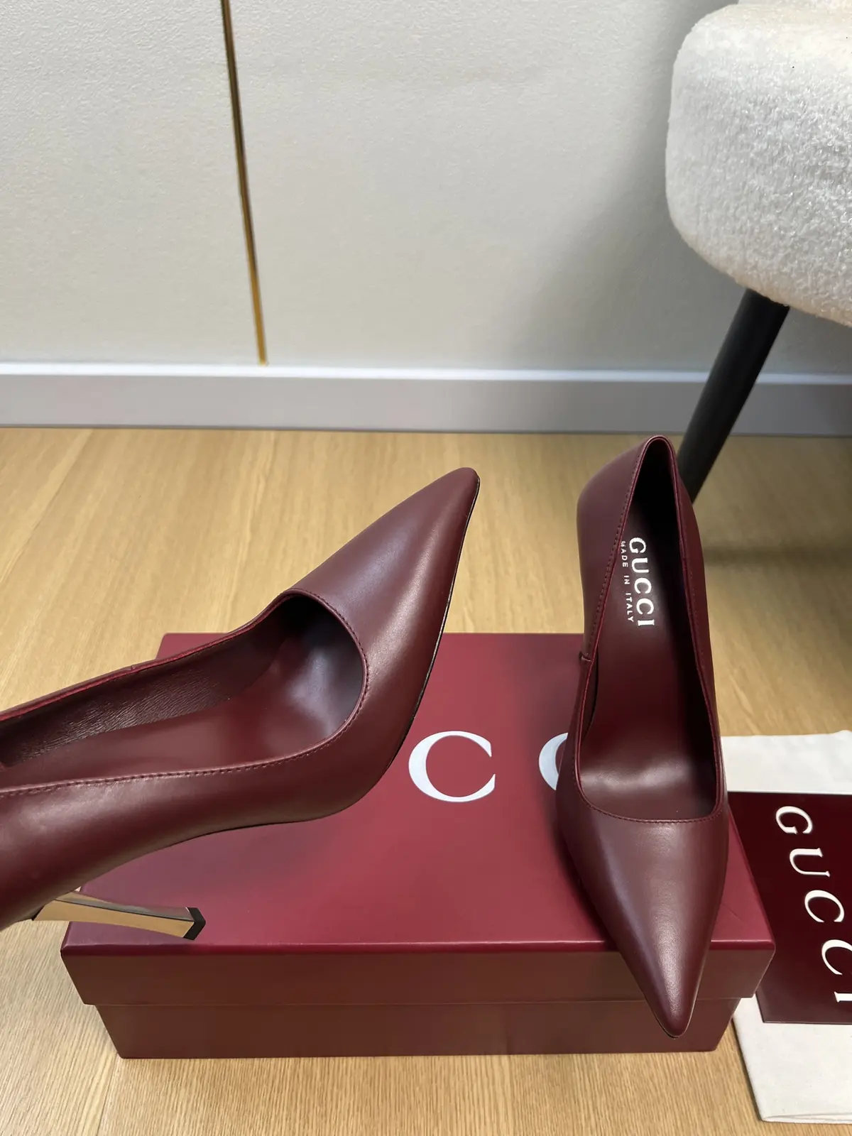 Gucci Style Leather Women's Shoes Lookbook Reference image 5