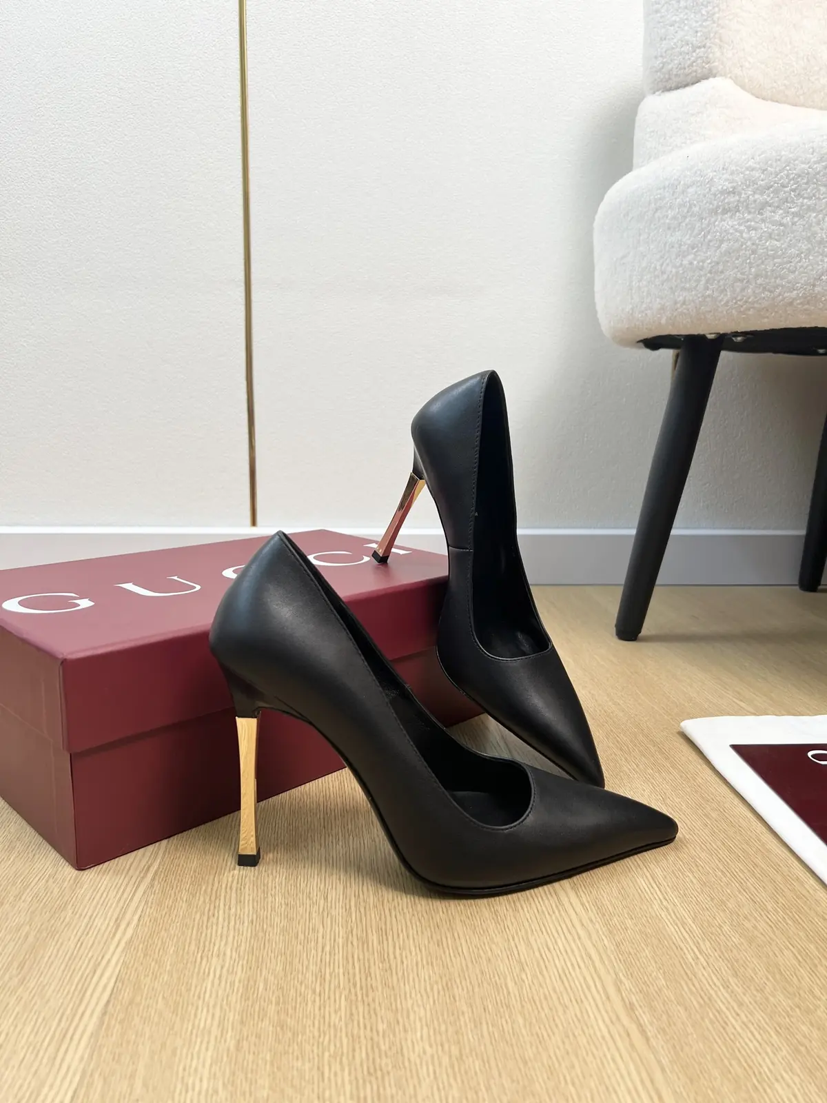 Gucci Style Leather Women's Shoes Lookbook Reference image 4