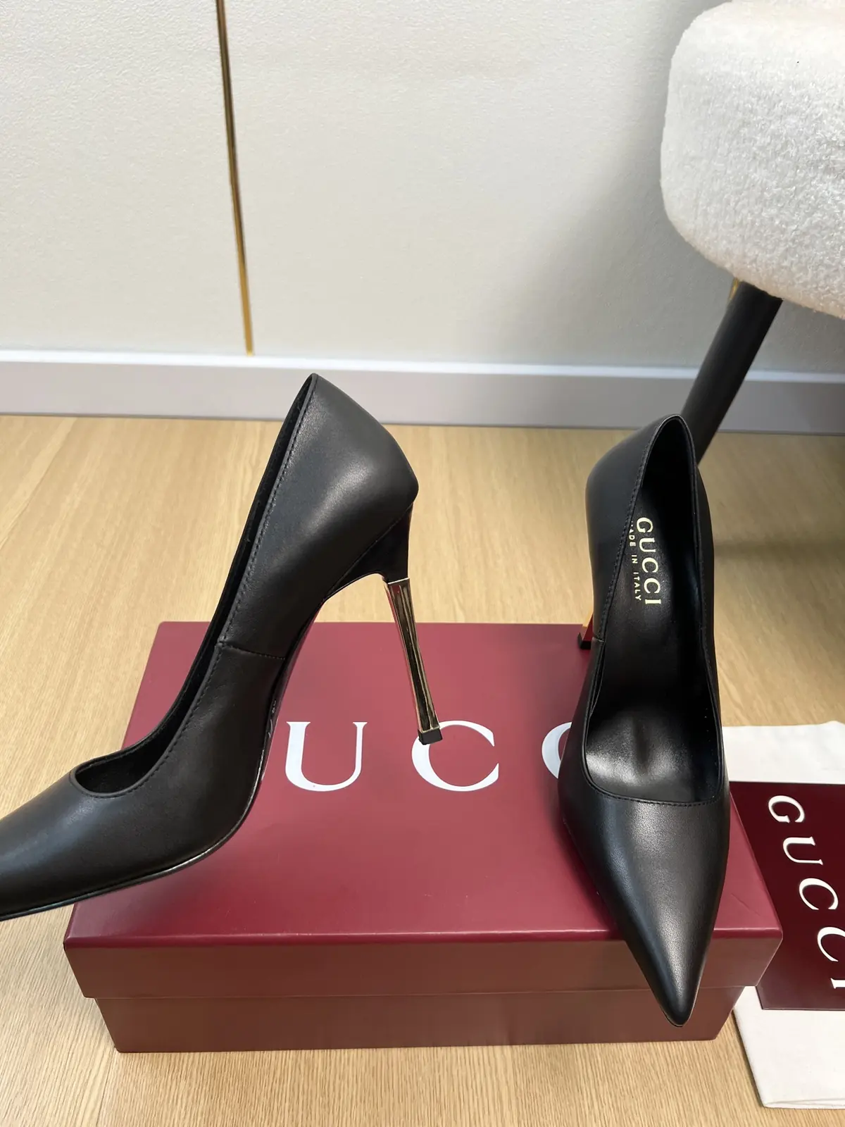 Gucci Style Leather Women's Shoes Lookbook Reference image 6