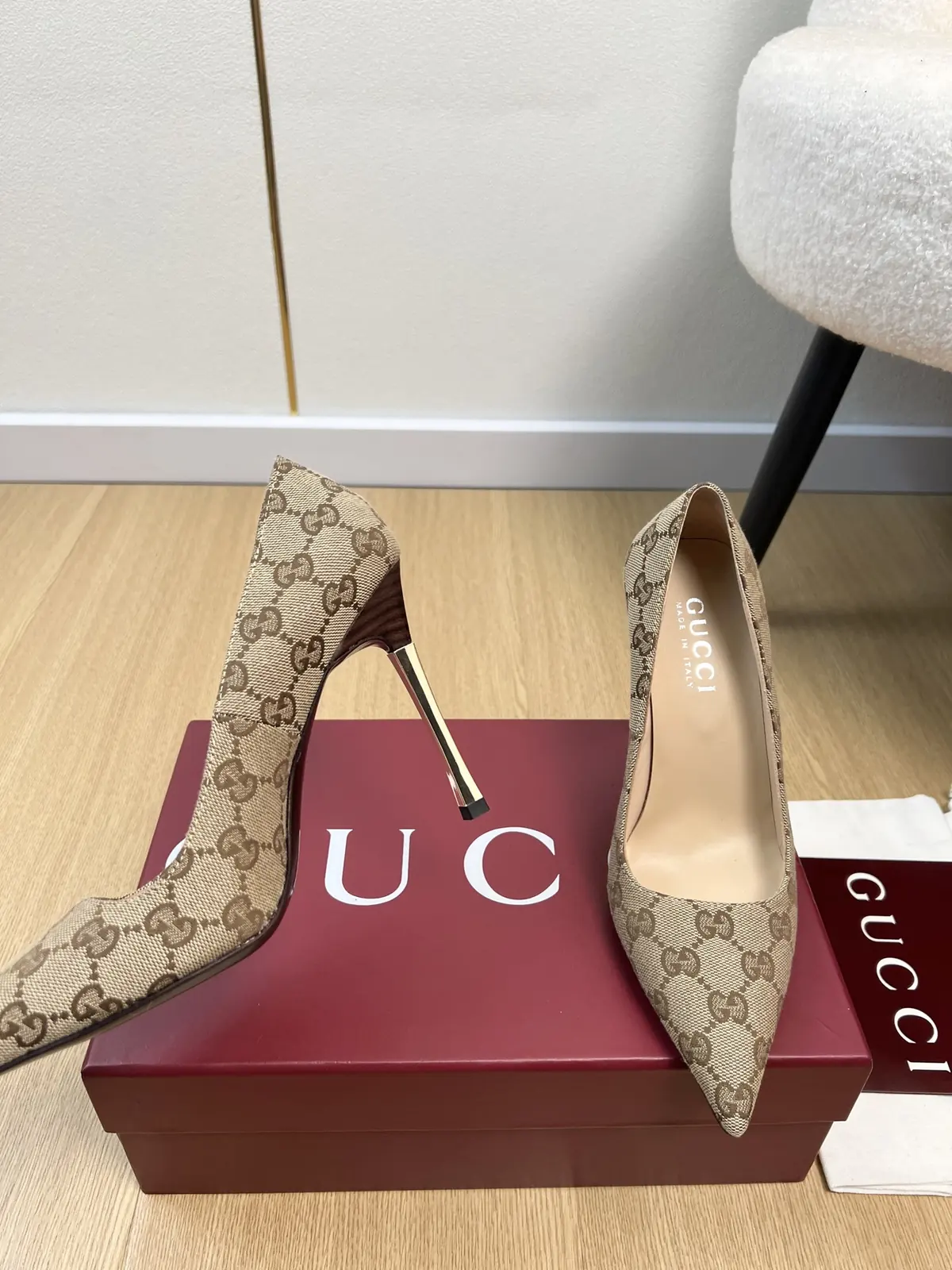 Gucci Style Leather Women's Shoes Lookbook Reference image 6