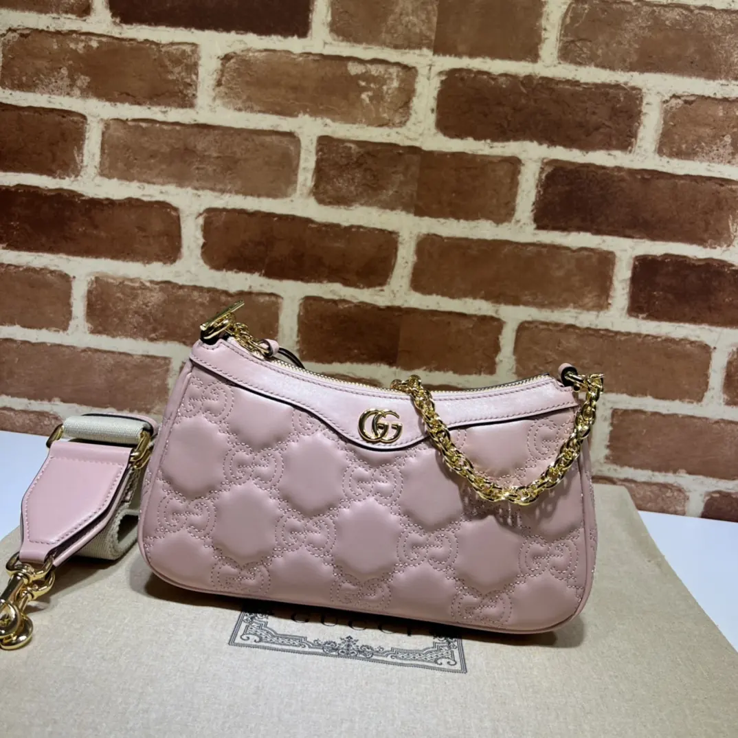 Gucci Style Pink Leather Bags Lookbook Reference image 1
