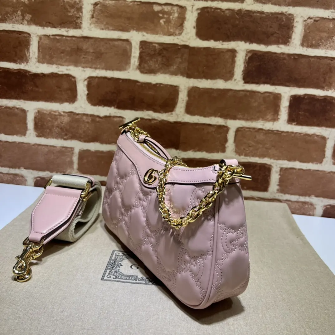 Gucci Style Pink Leather Bags Lookbook Reference image 2