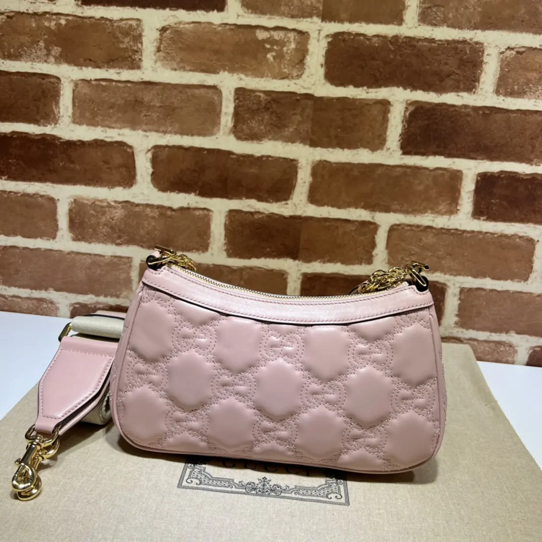 Gucci Style Pink Leather Bags Lookbook Reference image 3