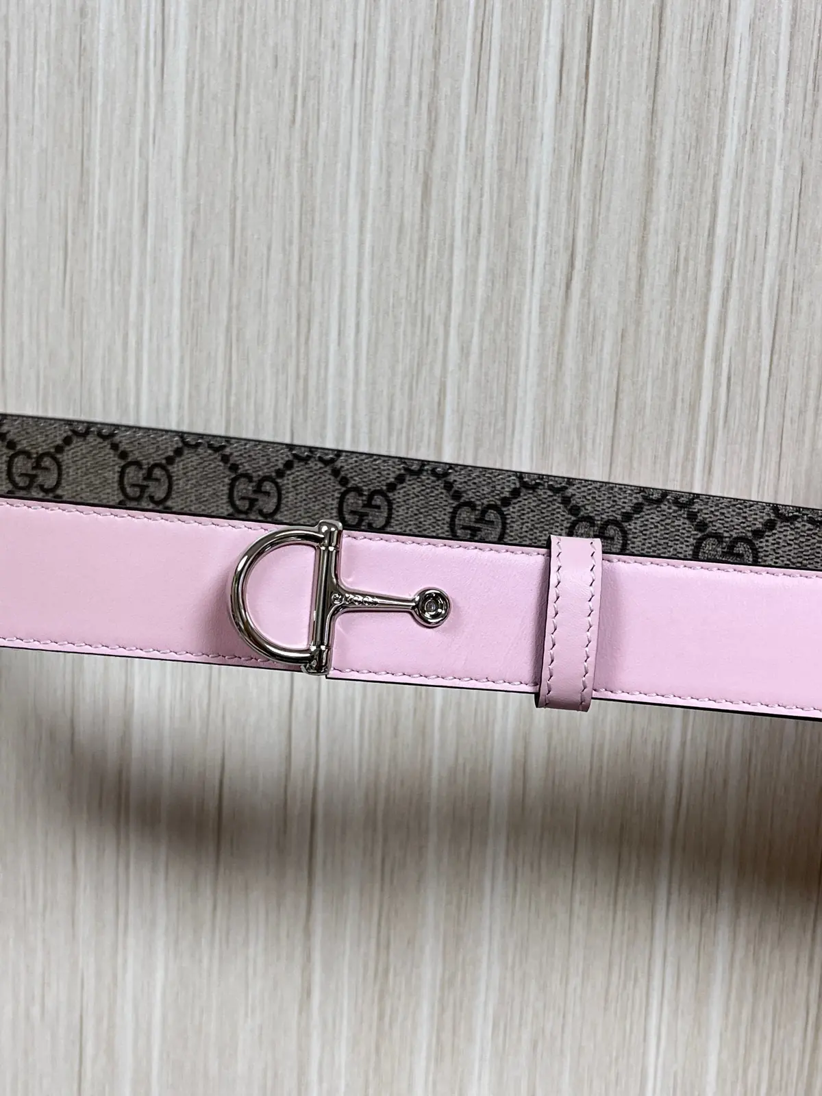 Gucci Style Pink Leather Women's Belts Lookbook Reference image 5