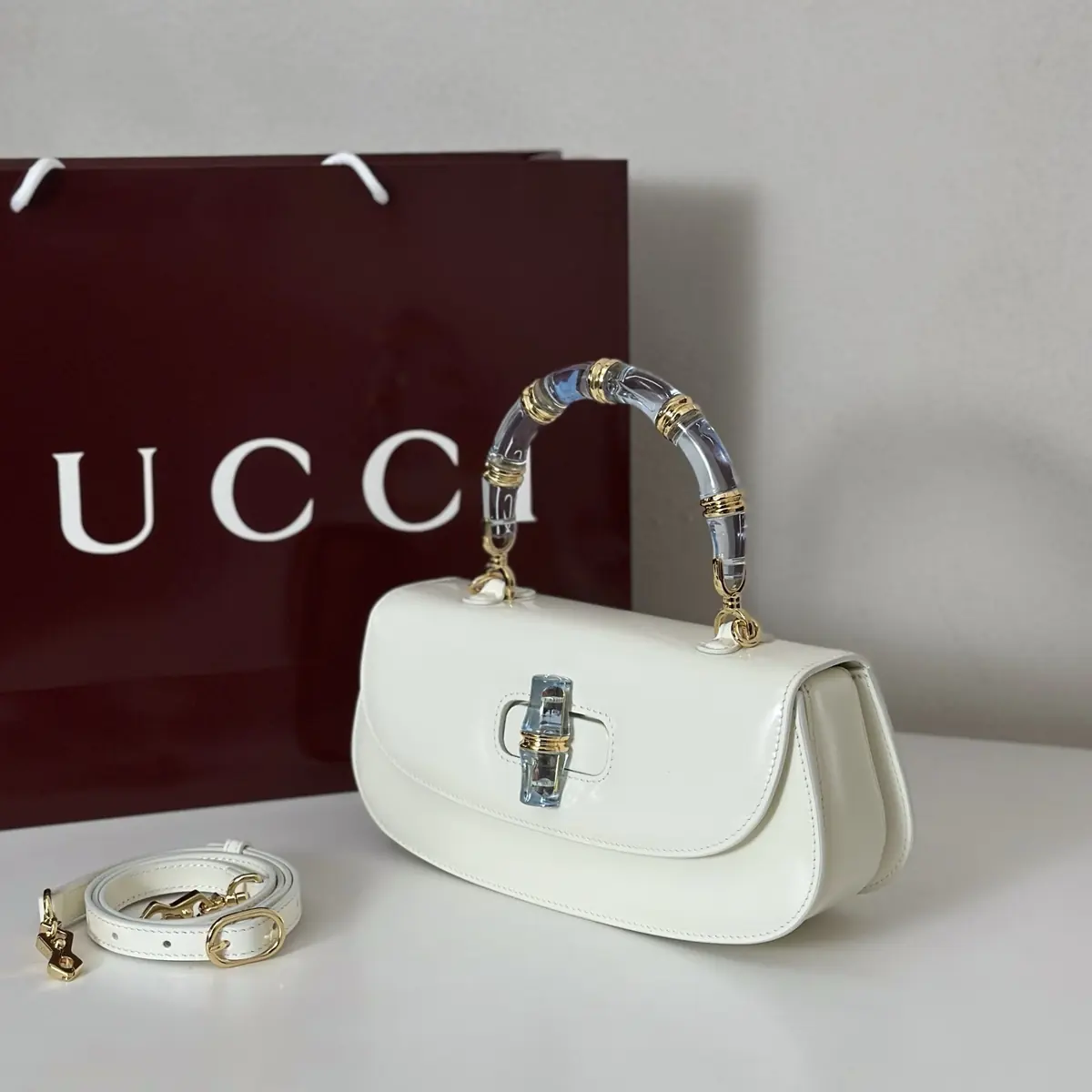 Gucci Style White Bag Bags Bag detail image 2 from source 742324