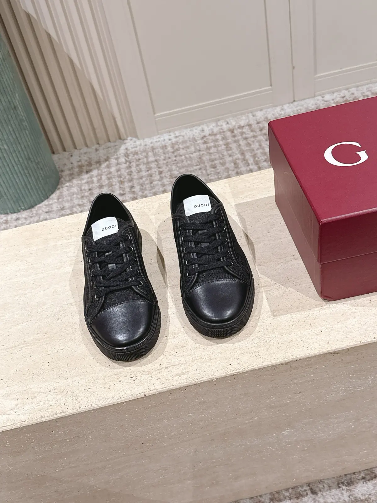 Gucci Style White Leather Women's Shoes Lookbook Reference image 2