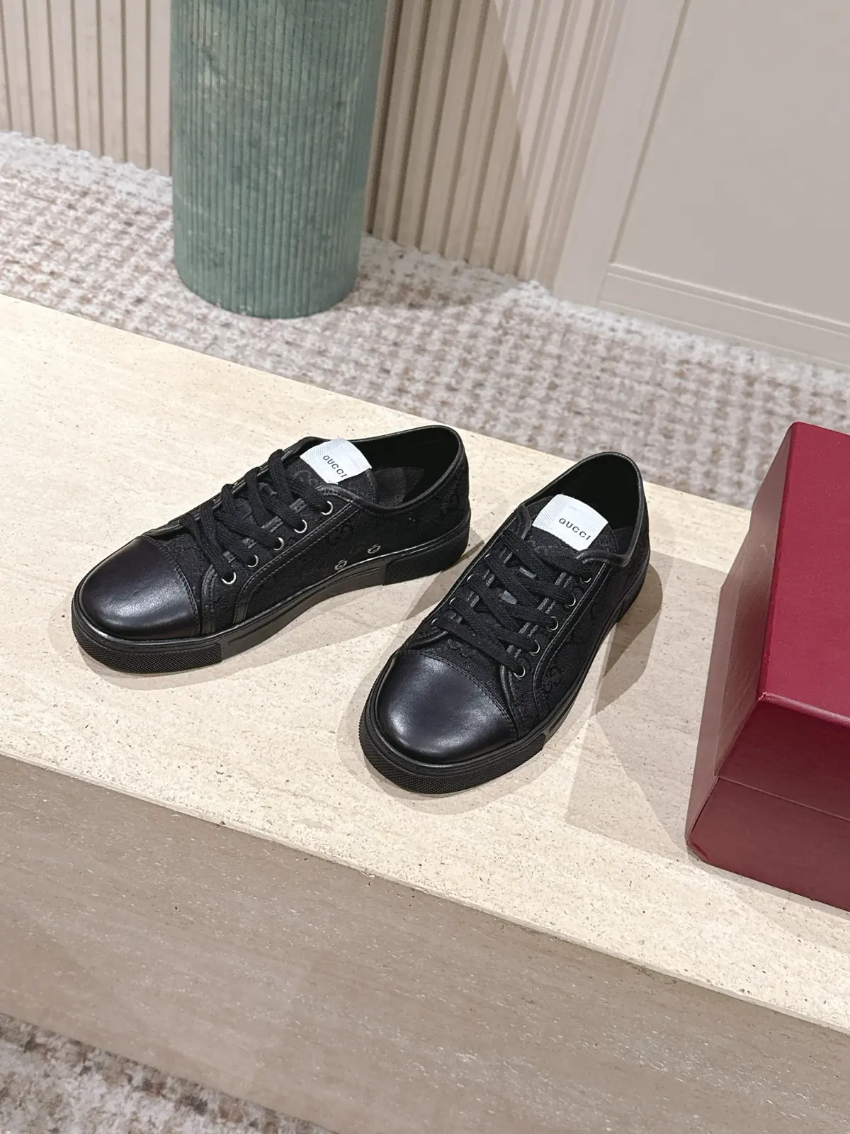 Gucci Style White Leather Women's Shoes Lookbook Reference image 3