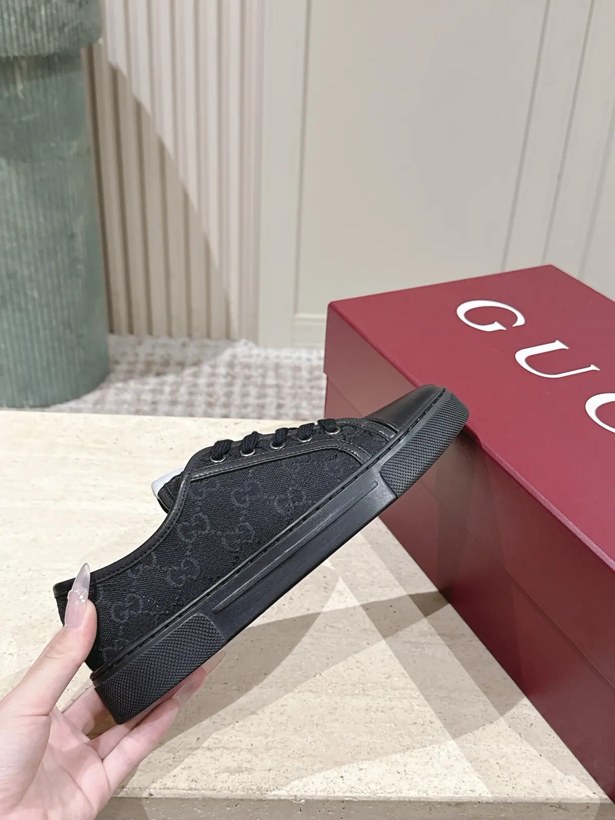 Gucci Style White Leather Women's Shoes Lookbook Reference image 5