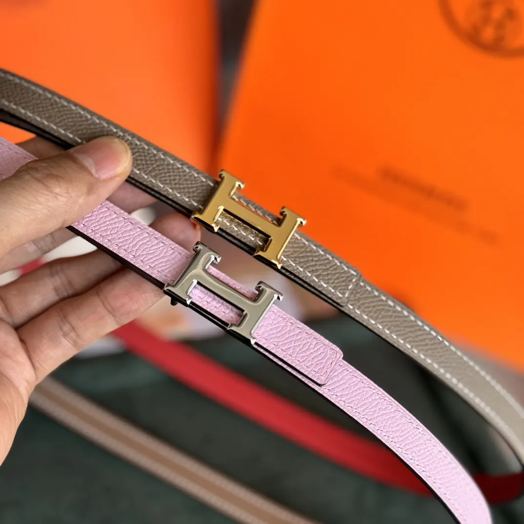 Hermes Style Beige Leather Women's Belts Lookbook Reference image 1