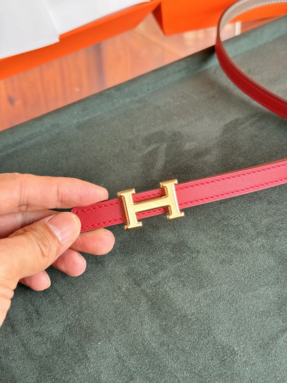 Hermes Style Beige Leather Women's Belts Lookbook Reference image 1