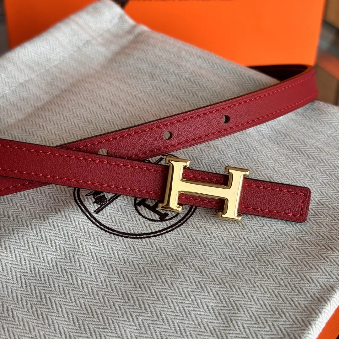 Hermes Style Beige Leather Women's Belts Lookbook Reference image 5