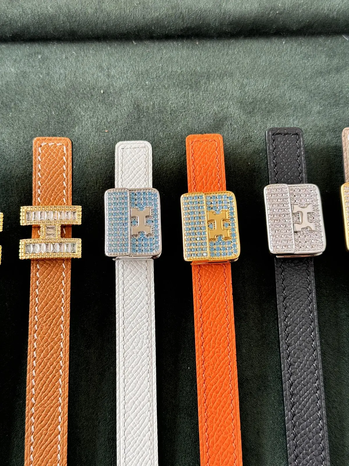 Hermes Style Beige Leather Women's Belts Lookbook Reference image 3