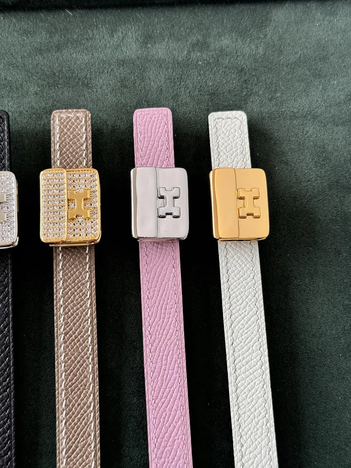 Hermes Style Beige Leather Women's Belts Lookbook Reference image 5