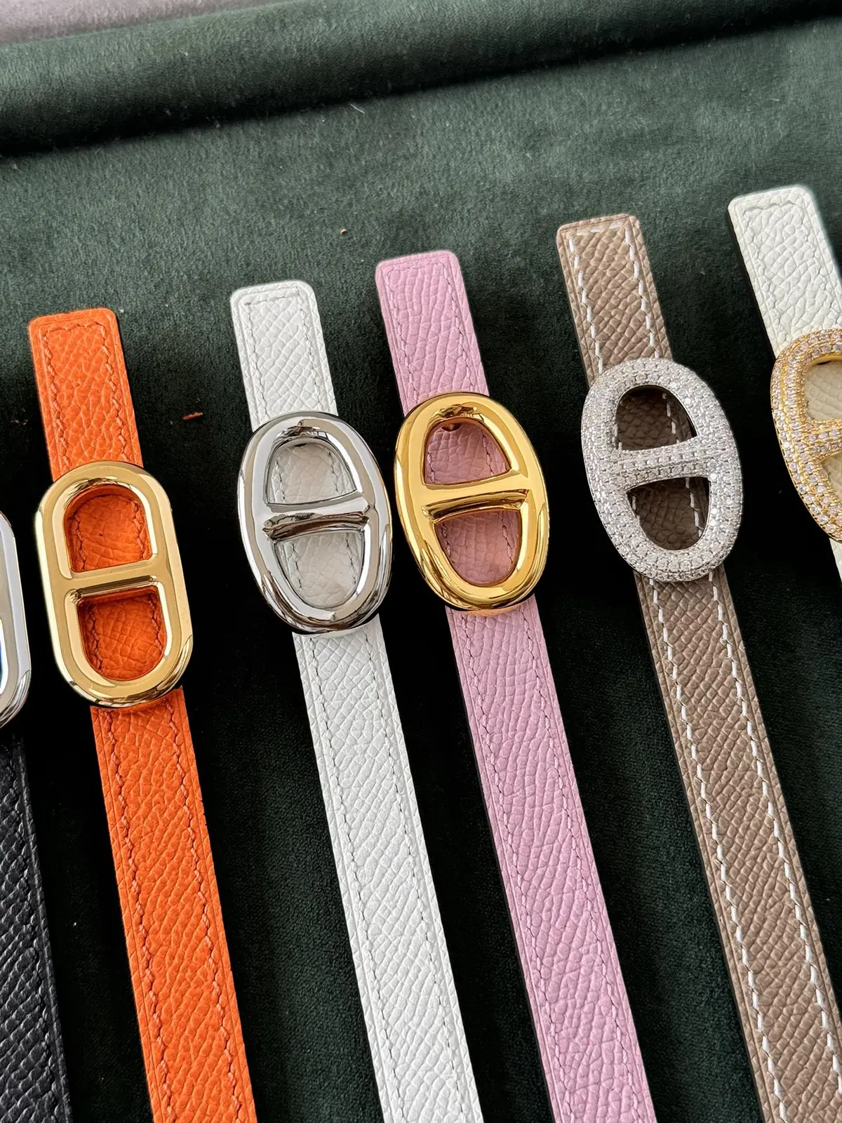Hermes Style Beige Leather Women's Belts Lookbook Reference image 6
