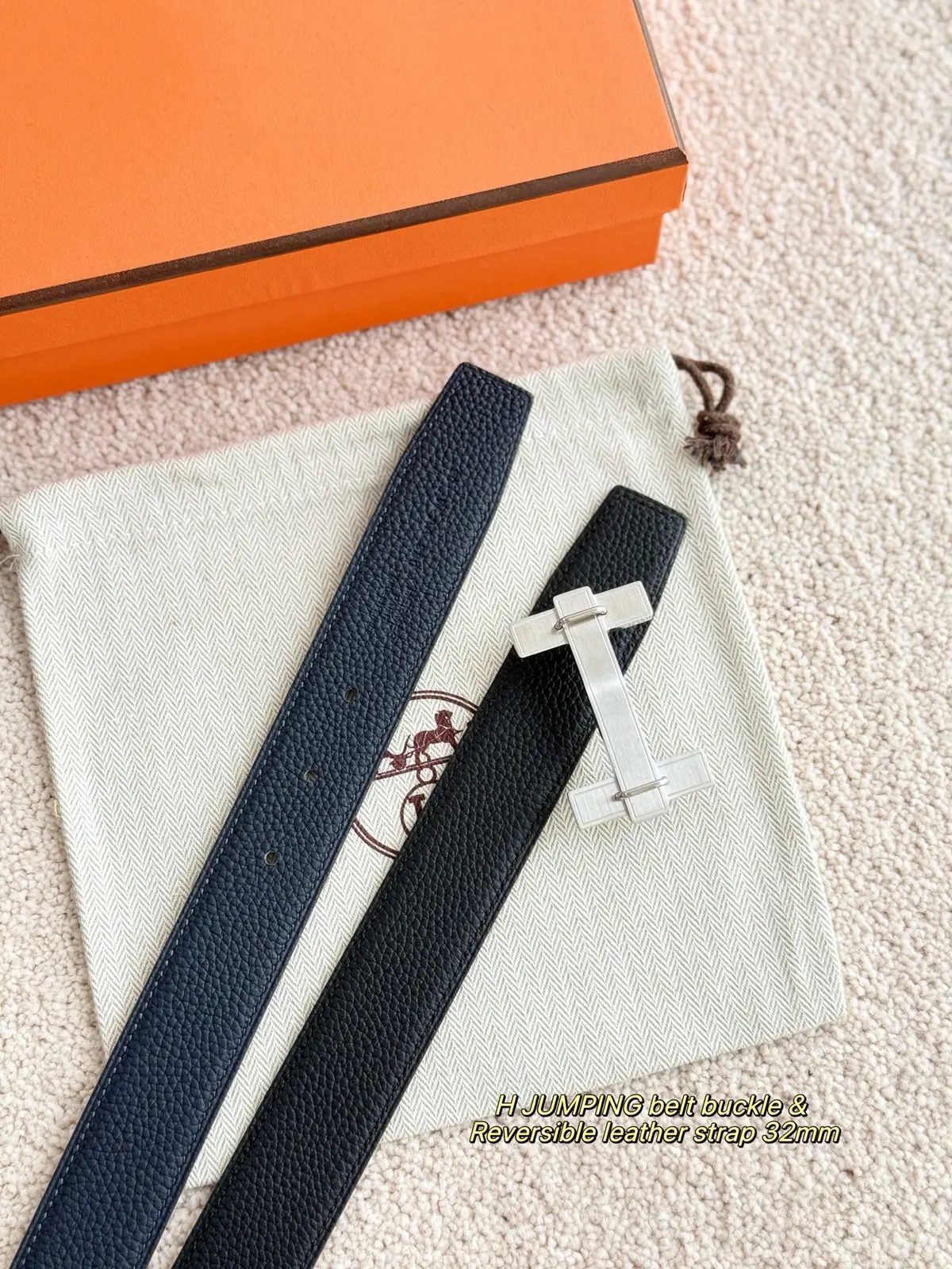 Hermes Style Leather Men's Belts Lookbook Reference image 1