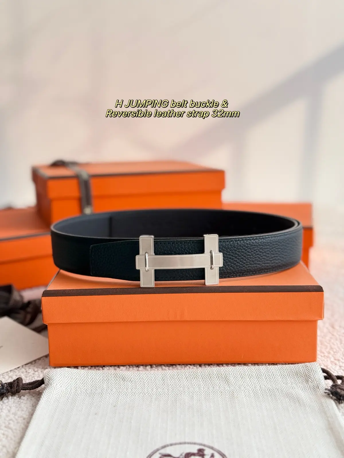 Hermes Style Leather Men's Belts Lookbook Reference image 3