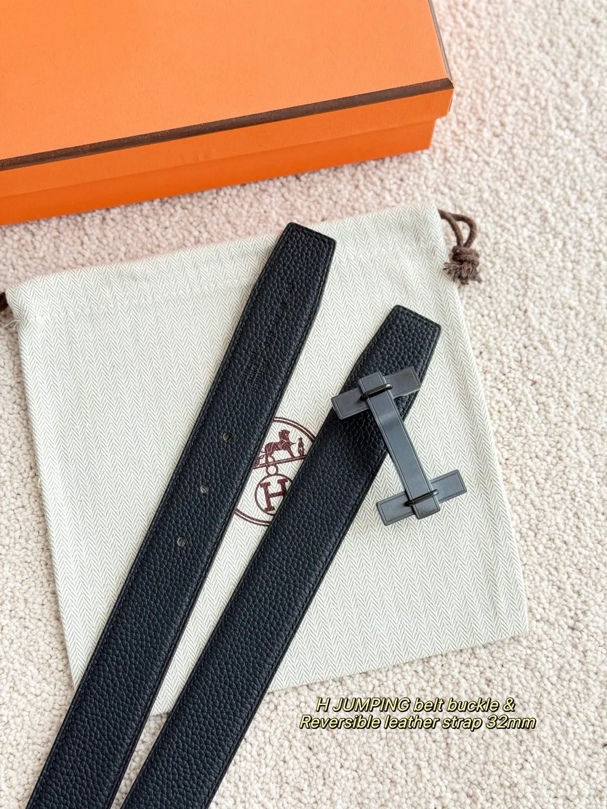 Hermes Style Leather Men's Belts Lookbook Reference image 1