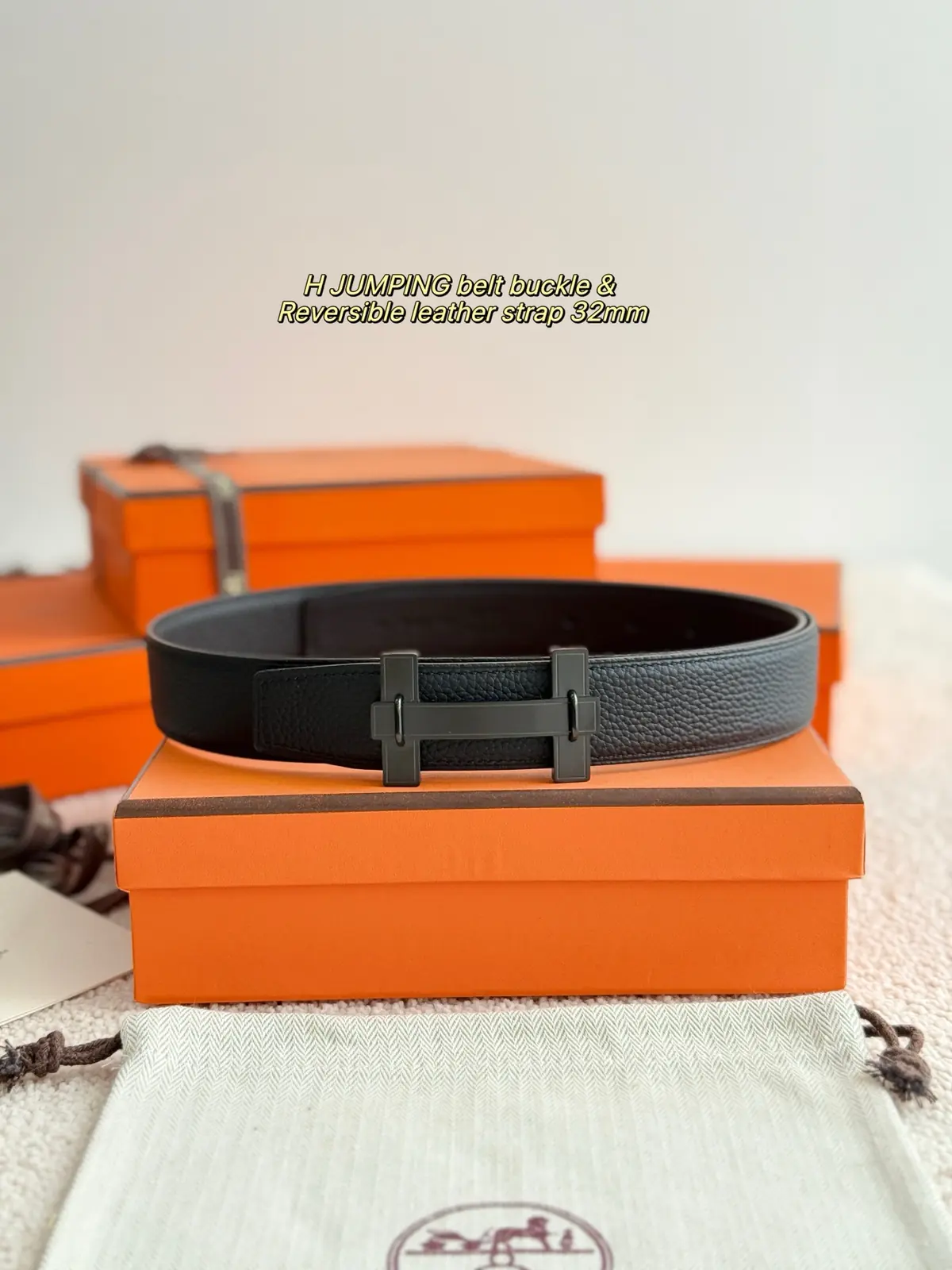 Hermes Style Leather Men's Belts Lookbook Reference image 3