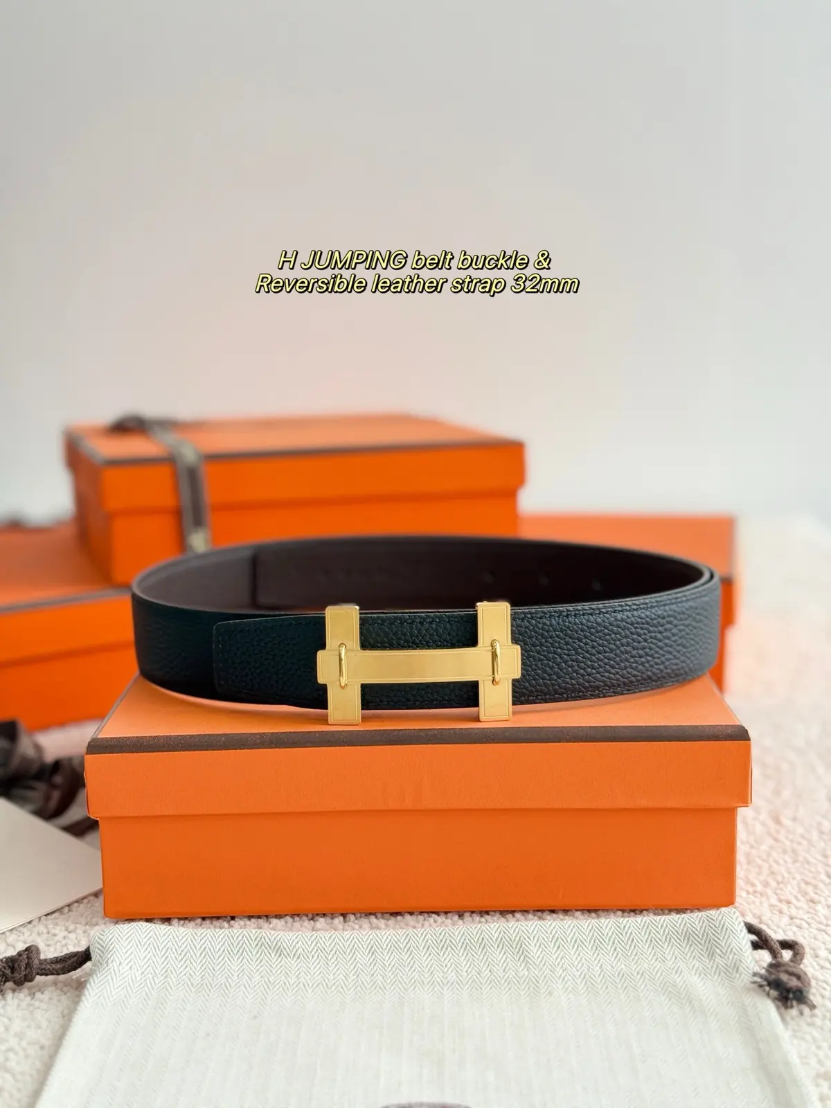 Hermes Style Leather Men's Belts Lookbook Reference image 3