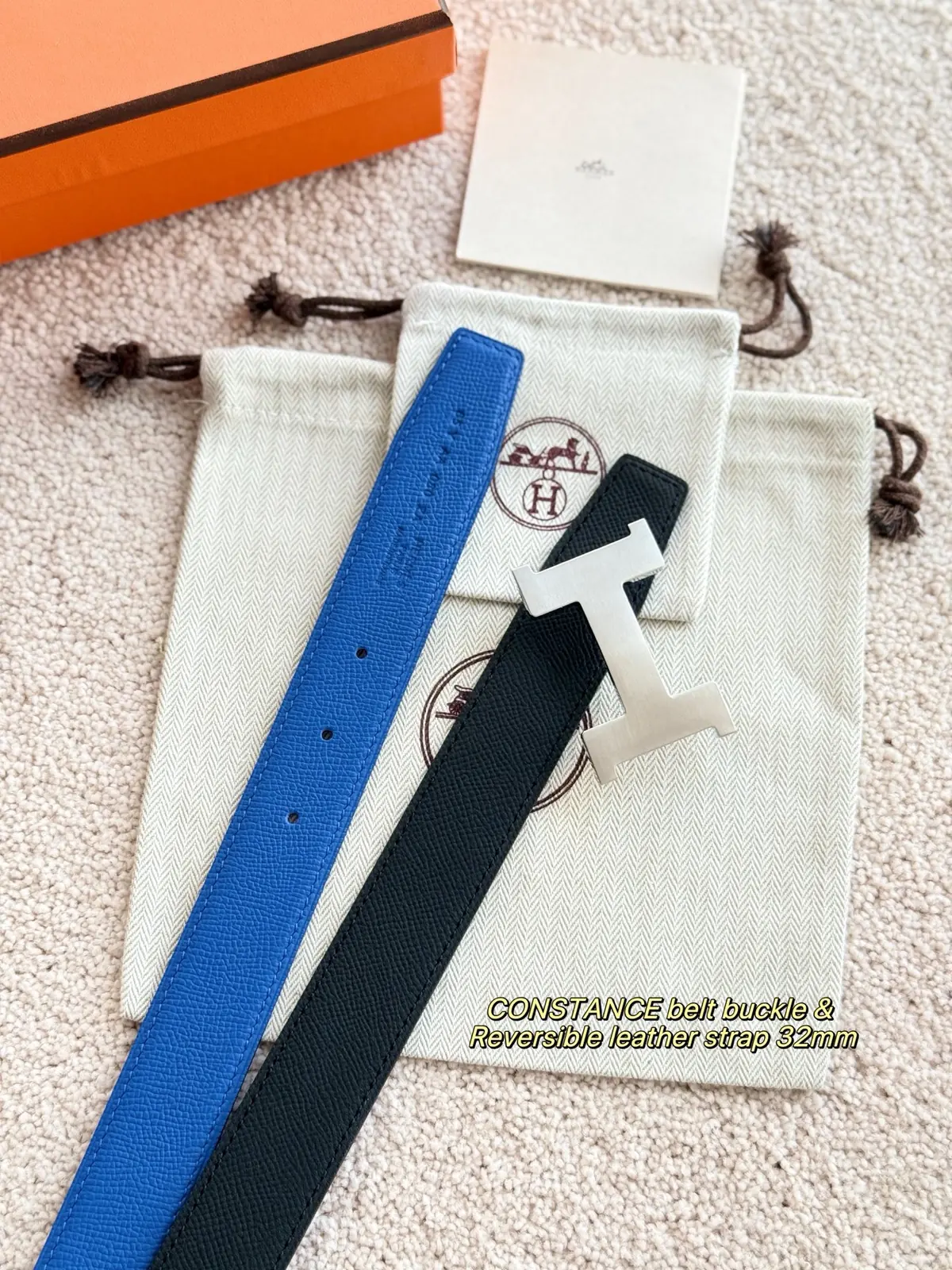 Hermes Style Leather Men's Belts Lookbook Reference image 2