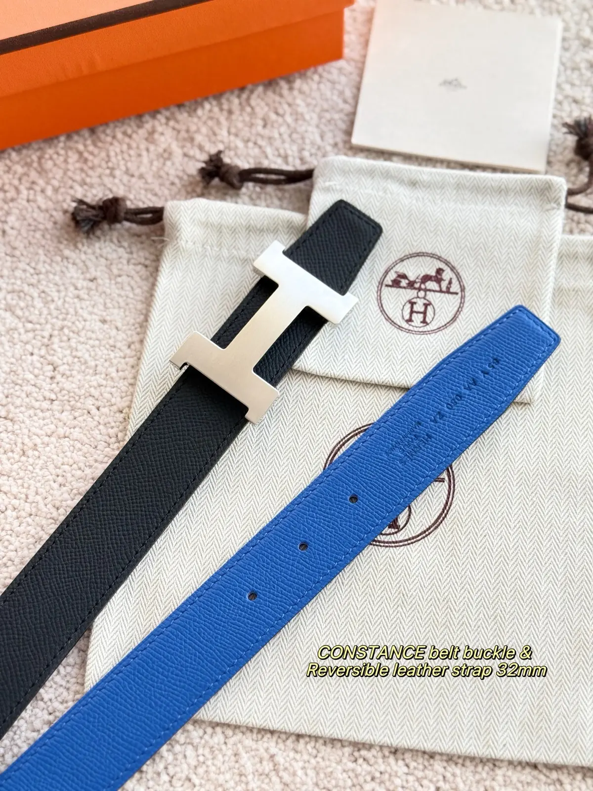 Hermes Style Leather Men's Belts Lookbook Reference image 5