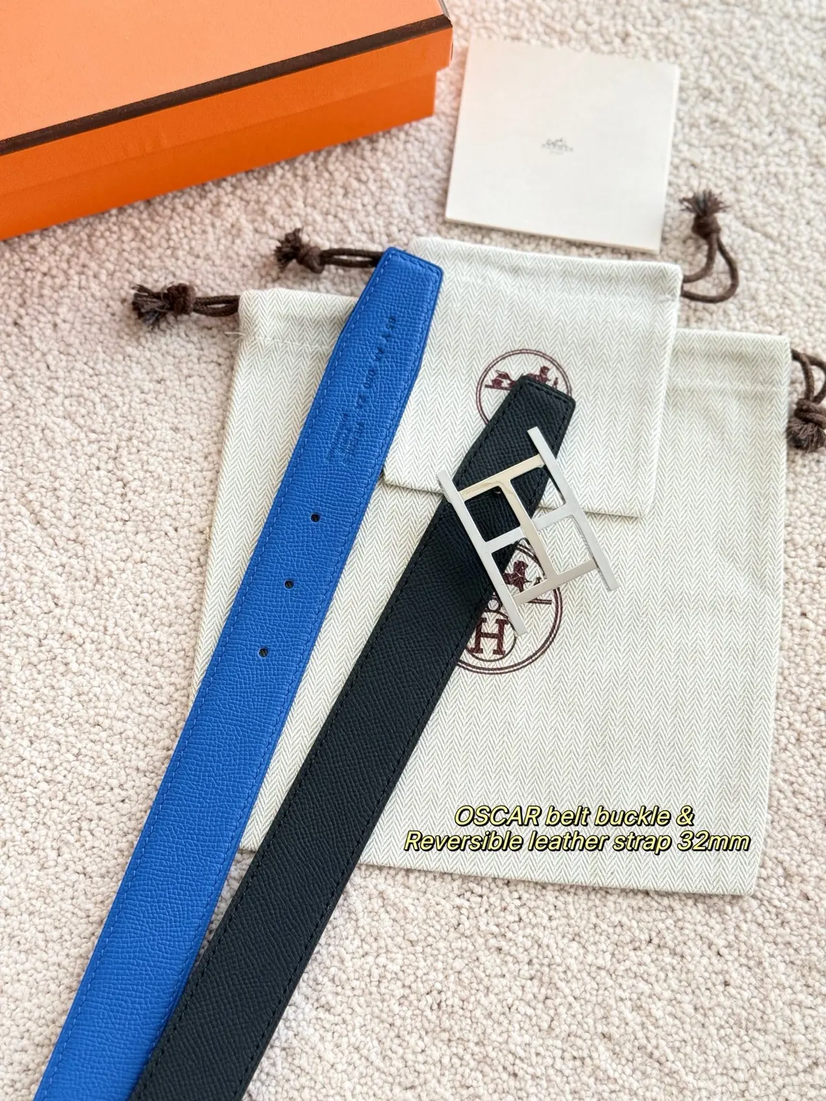 Hermes Style Leather Men's Belts Lookbook Reference image 2