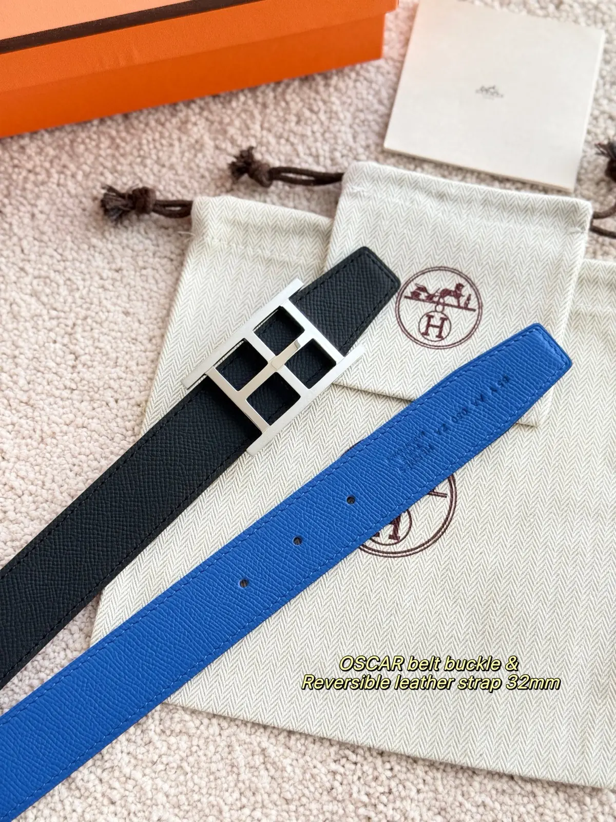 Hermes Style Leather Men's Belts Lookbook Reference image 5
