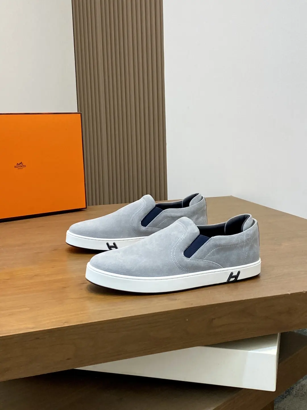 Hermes Style Leather Men's Shoes Lookbook Reference image 3