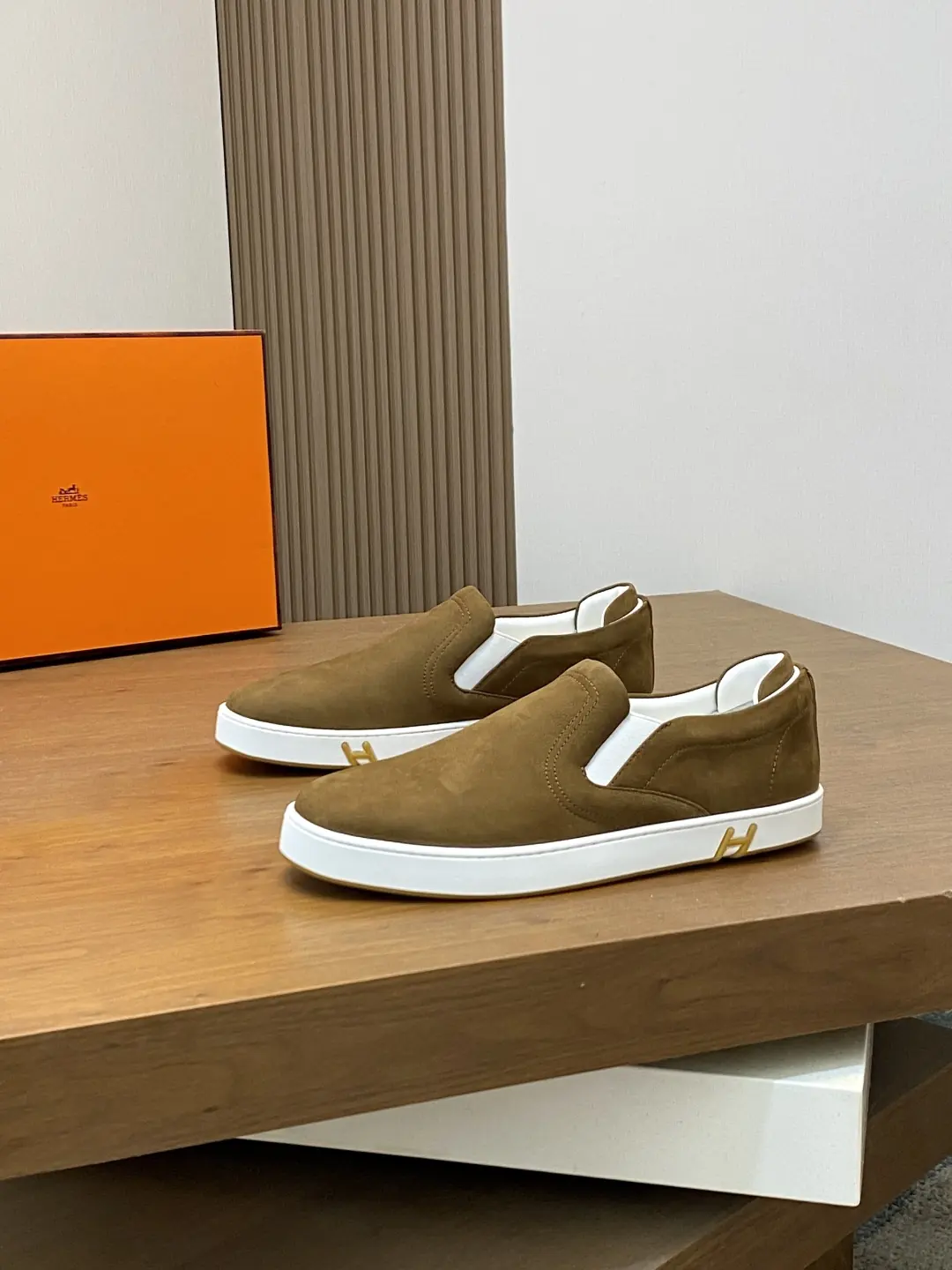 Hermes Style Leather Men's Shoes Lookbook Reference image 3