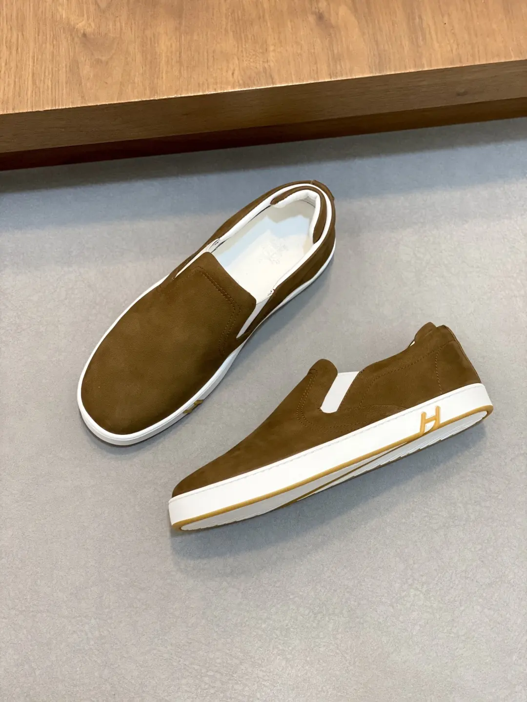 Hermes Style Leather Men's Shoes Lookbook Reference image 5