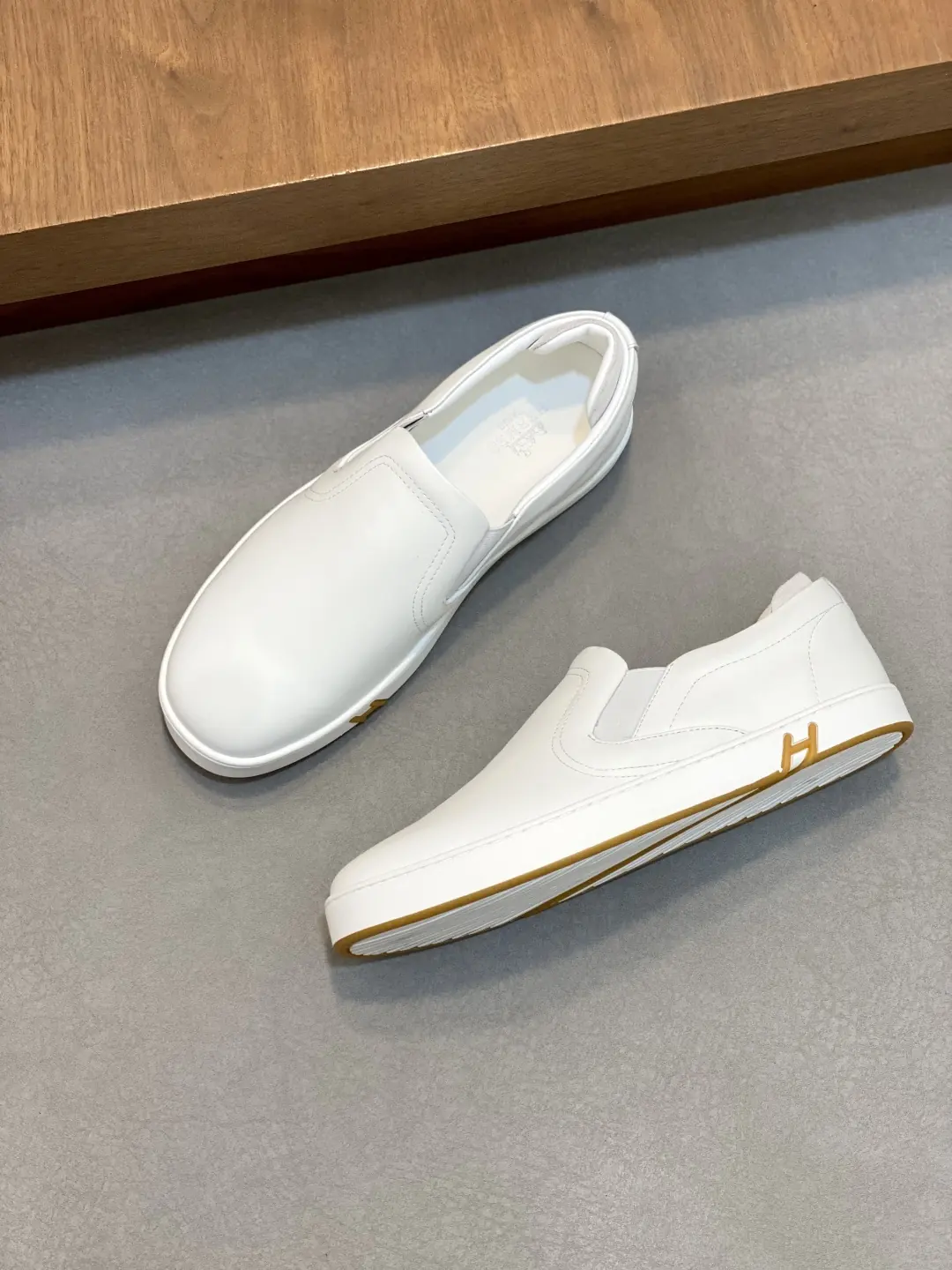 Hermes Style Leather Men's Shoes Lookbook Reference image 5