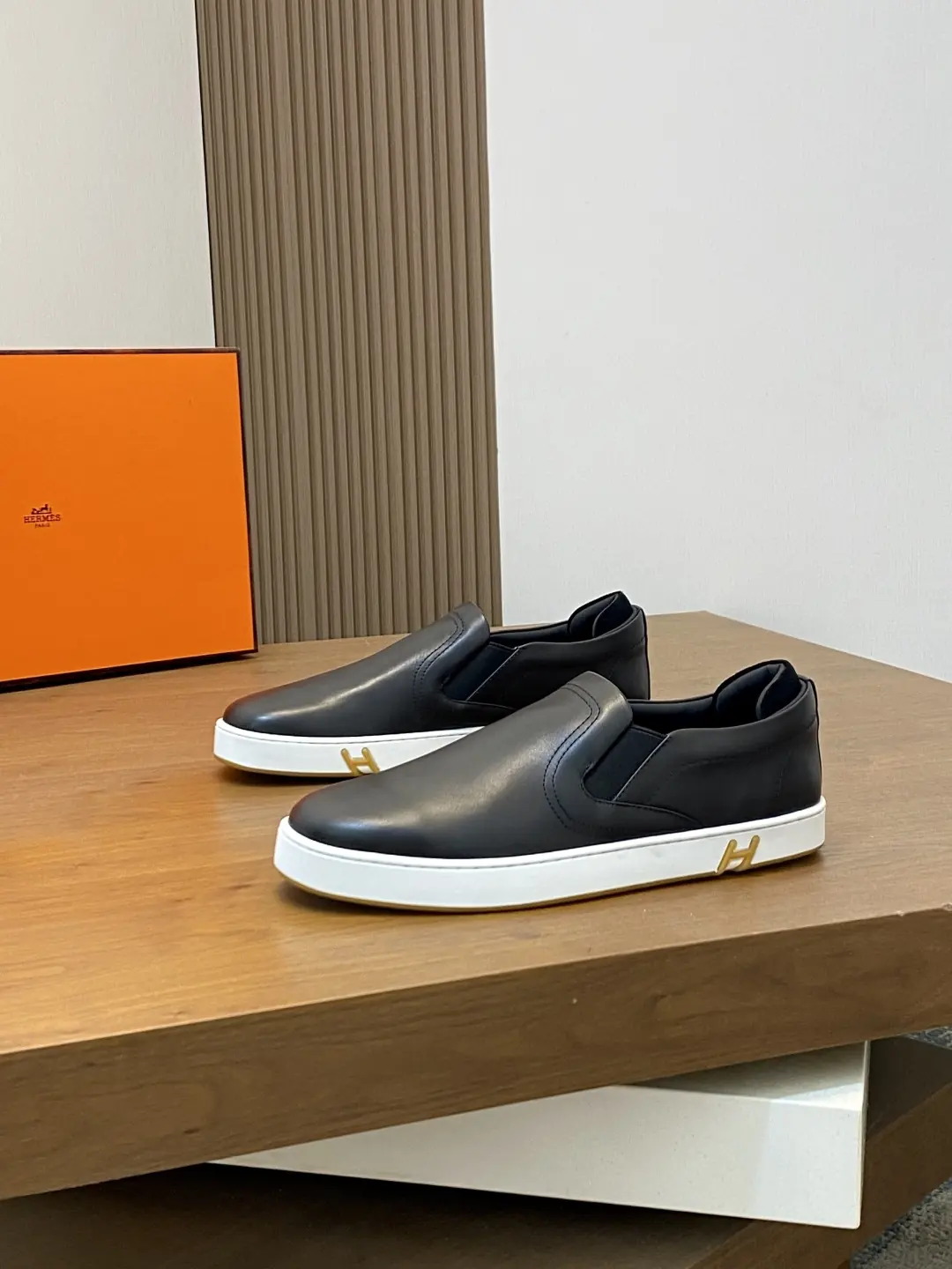 Hermes Style Leather Men's Shoes Lookbook Reference image 3