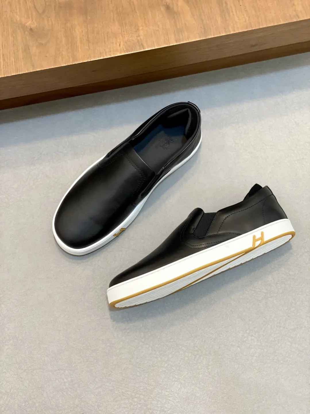 Hermes Style Leather Men's Shoes Lookbook Reference image 5