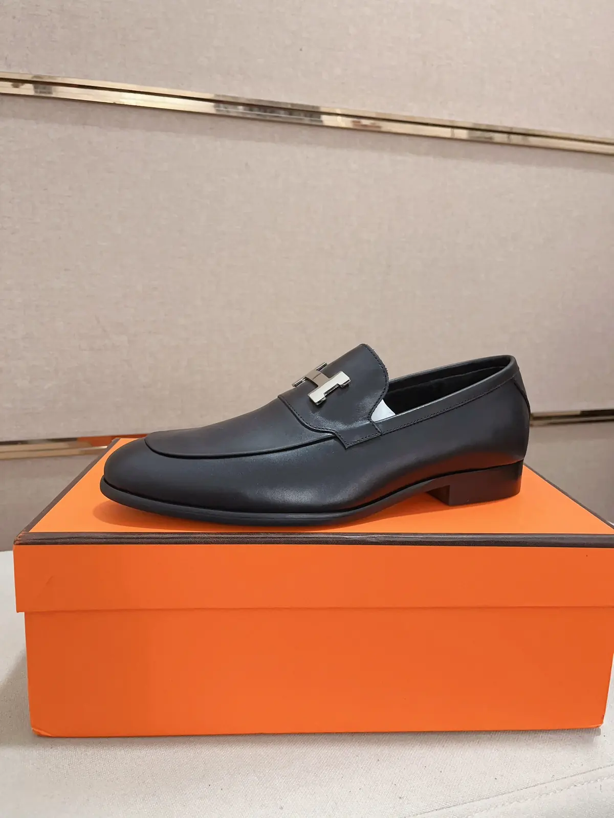 Hermes Style Leather Men's Shoes Lookbook Reference image 1