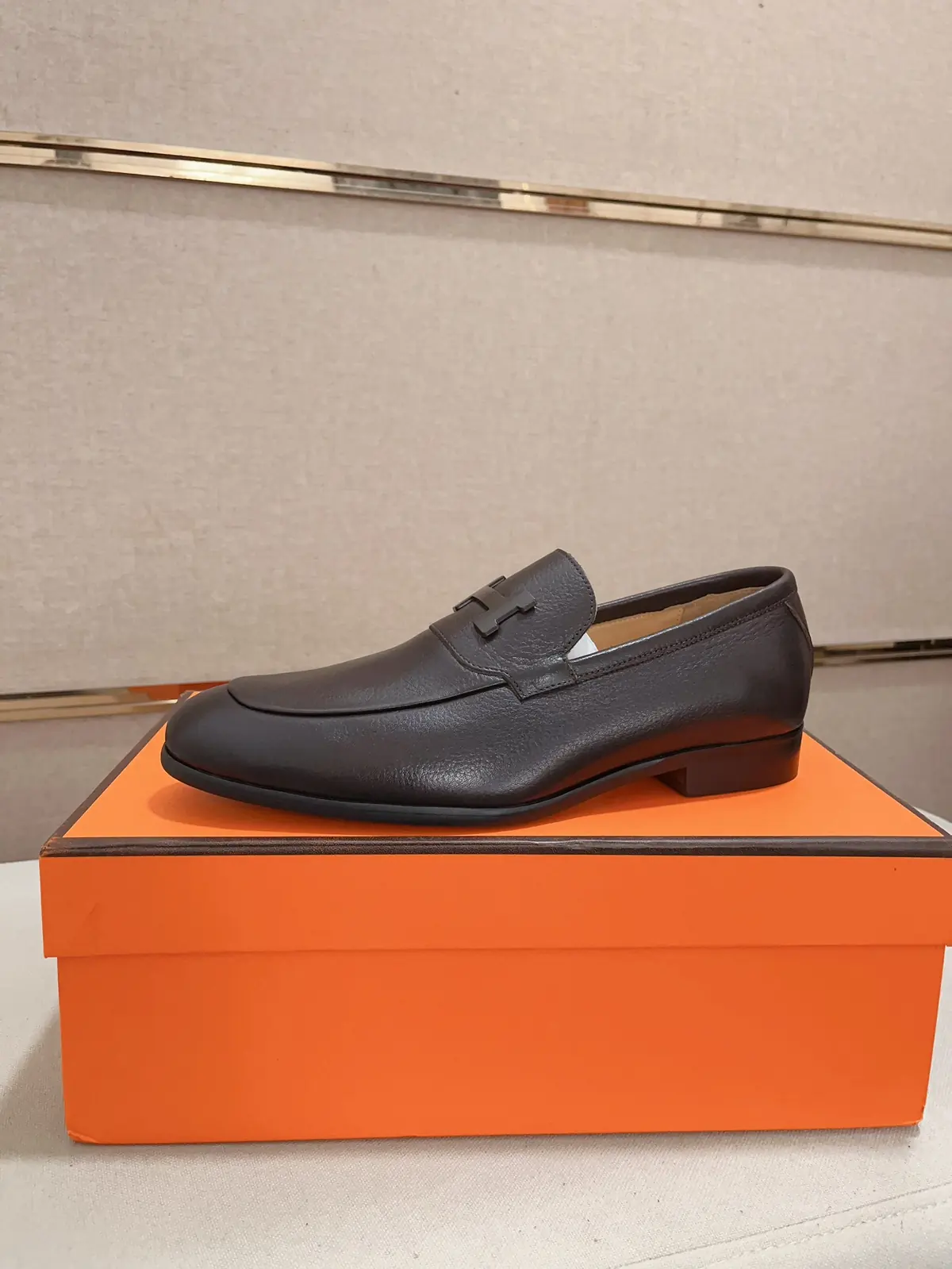 Hermes Style Leather Men's Shoes Lookbook Reference image 1