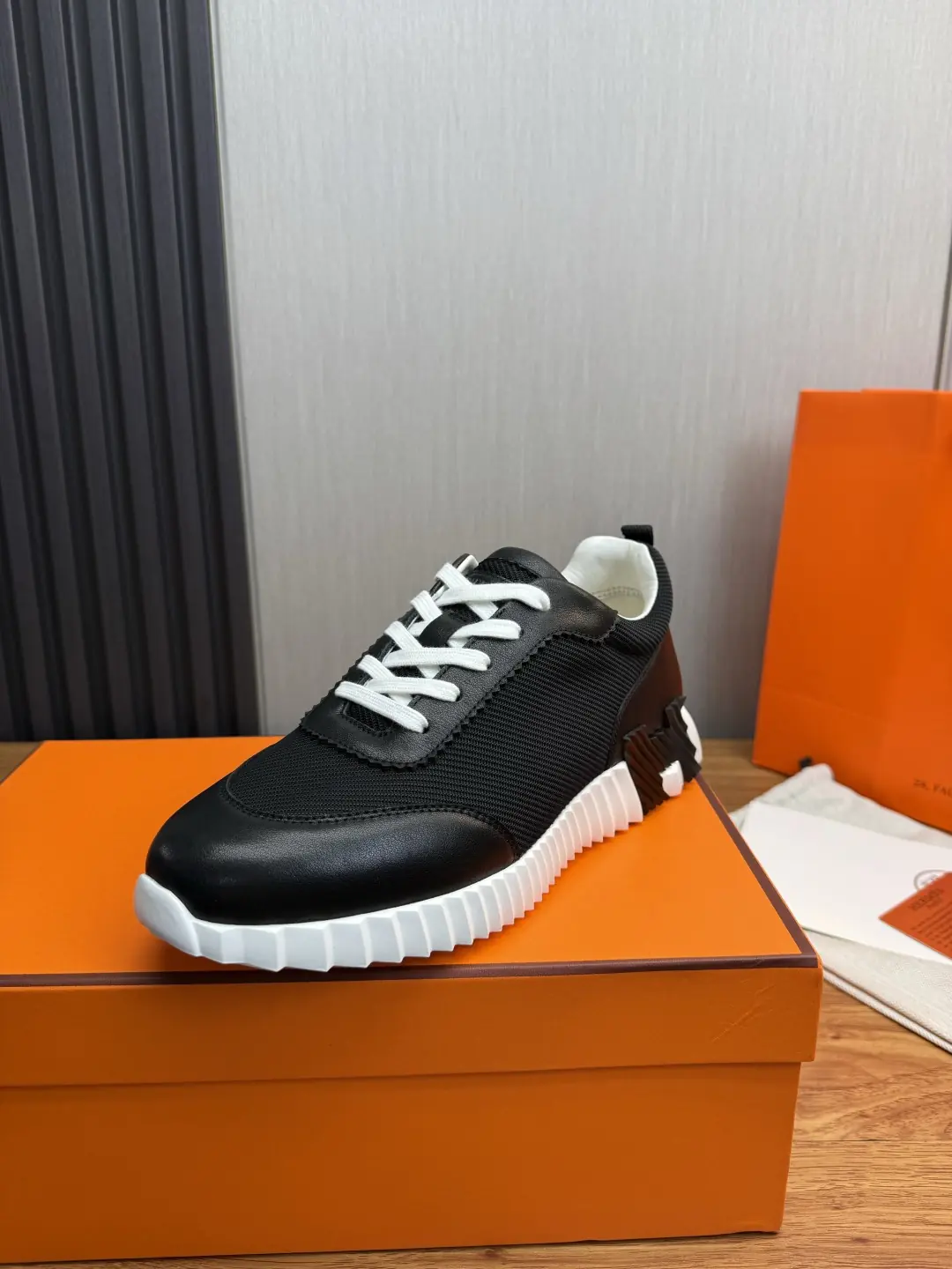 Hermes Style Leather Men's Shoes Lookbook Reference image 4
