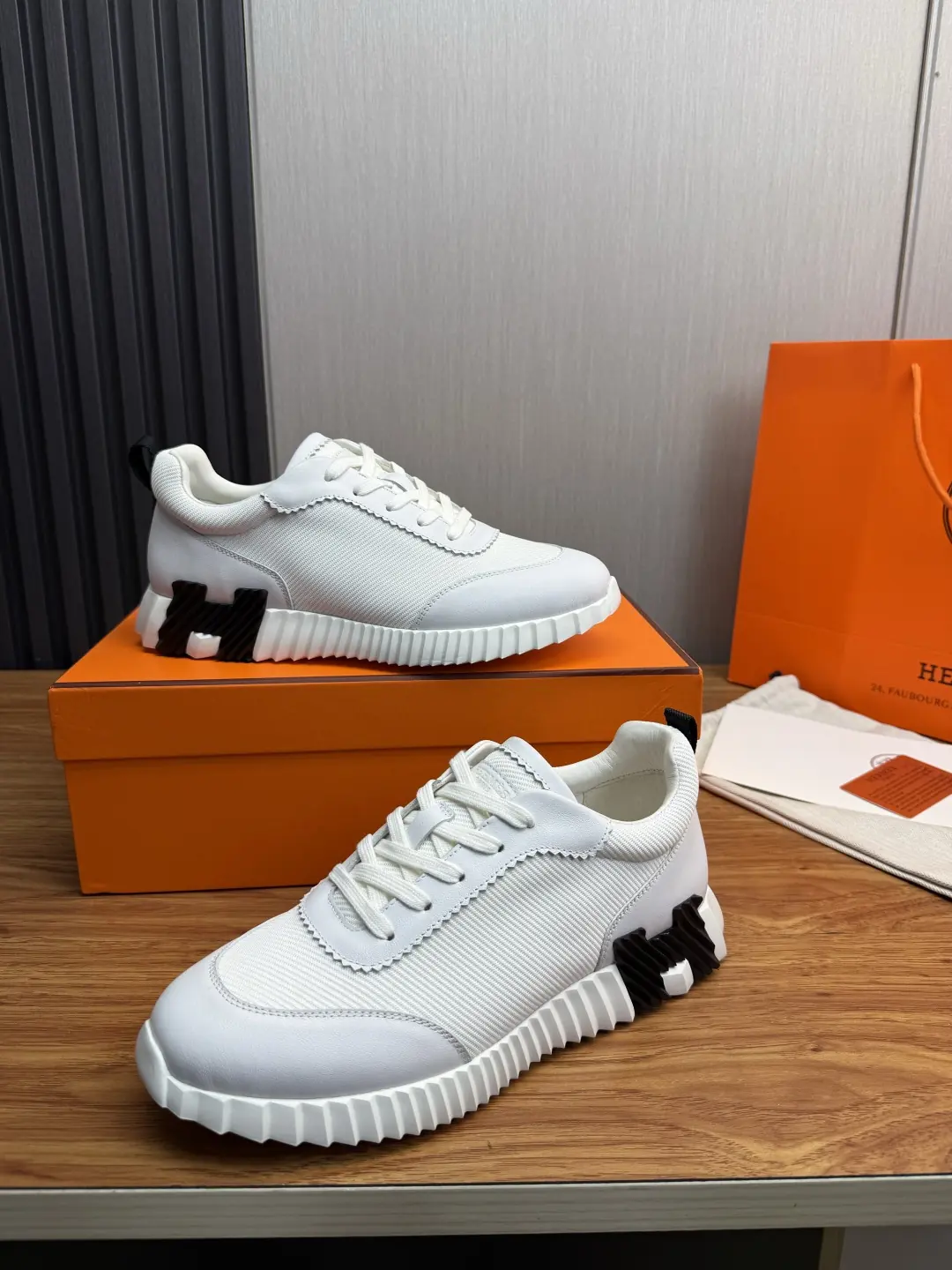 Hermes Style Leather Men's Shoes Lookbook Reference image 4