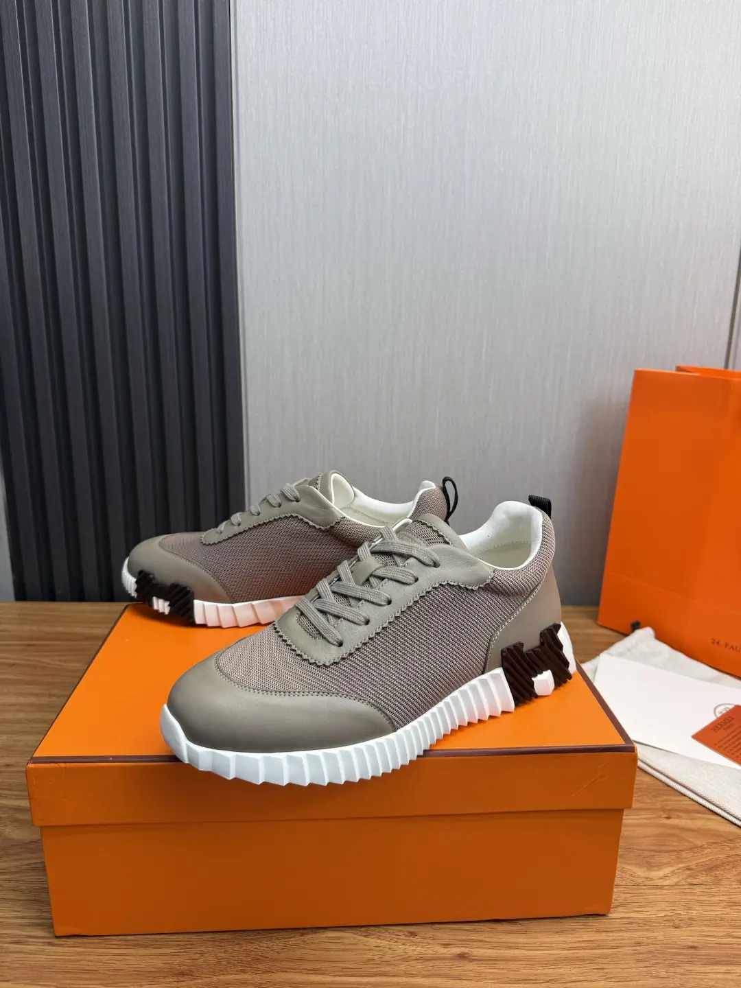 Hermes Style Leather Men's Shoes Lookbook Reference image 3