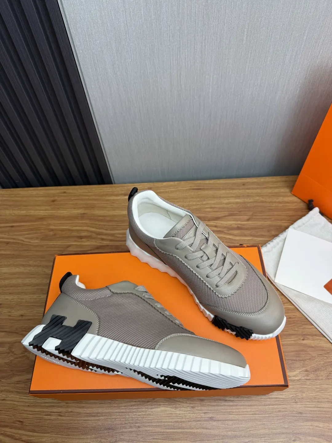 Hermes Style Leather Men's Shoes Lookbook Reference image 6