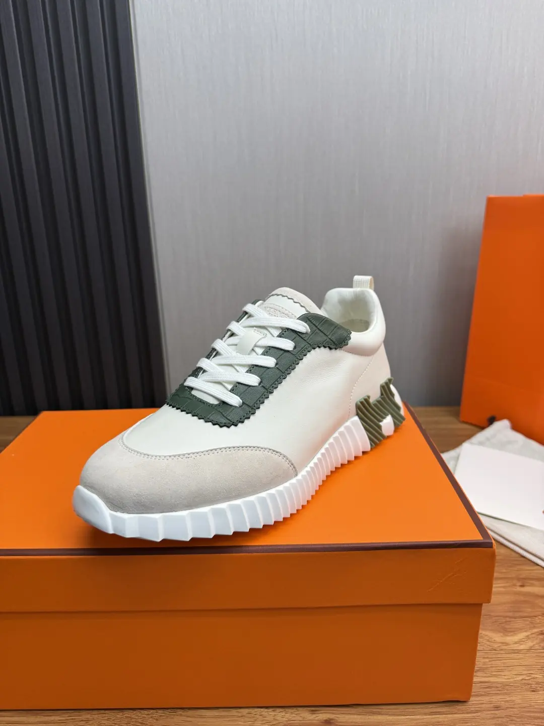 Hermes Style Leather Men's Shoes Lookbook Reference image 1