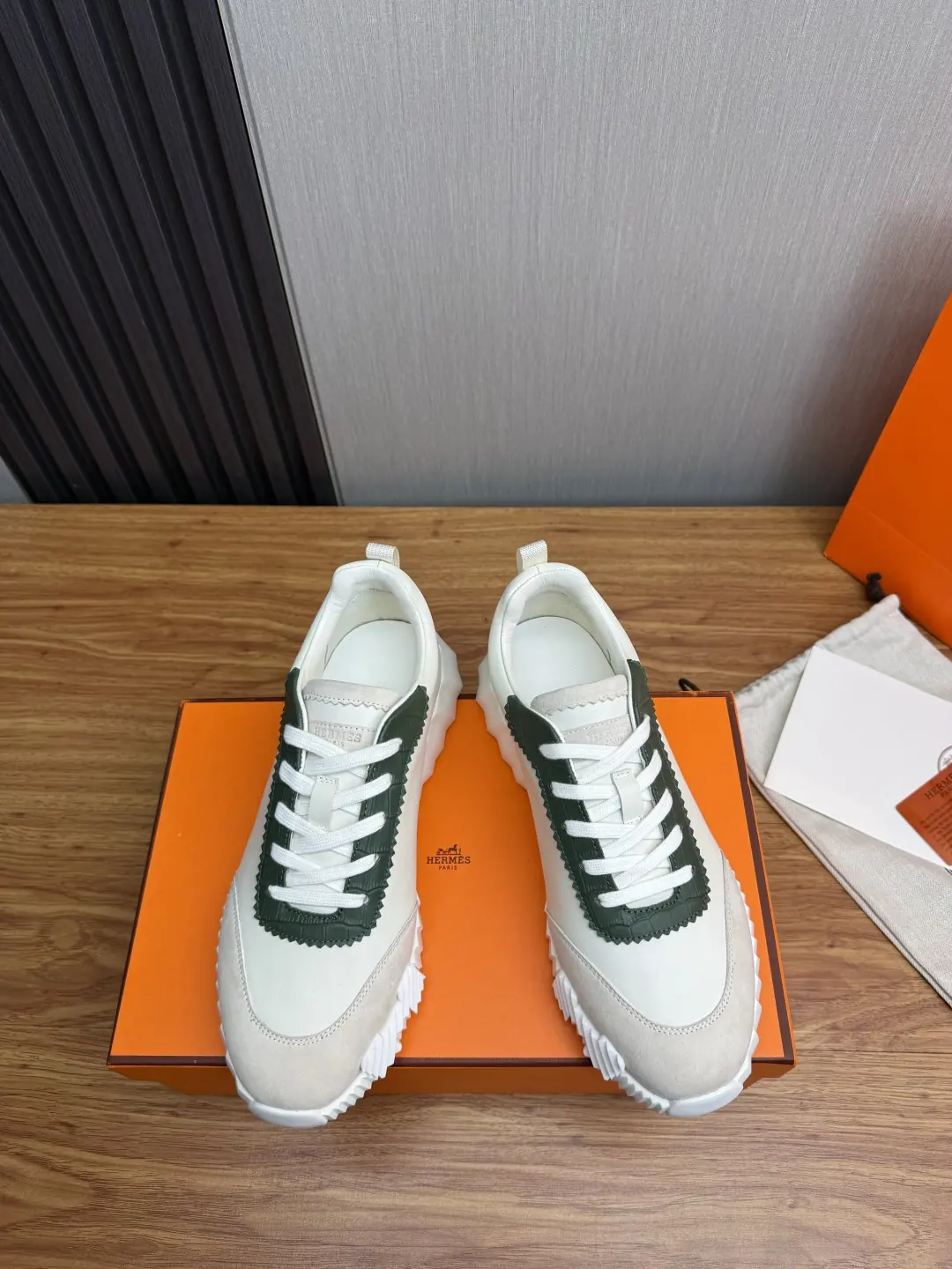 Hermes Style Leather Men's Shoes Lookbook Reference image 2