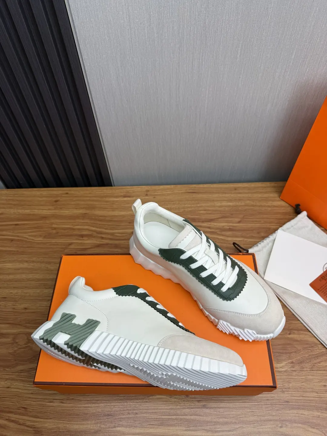 Hermes Style Leather Men's Shoes Lookbook Reference image 6