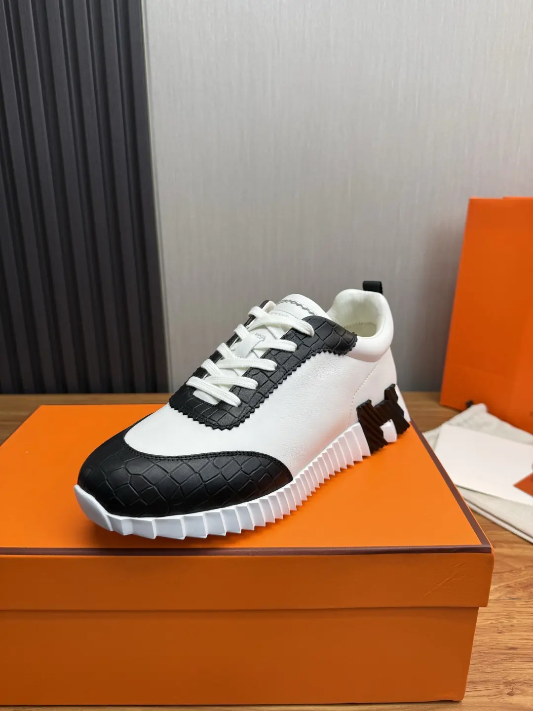 Hermes Style Leather Men's Shoes Lookbook Reference image 1