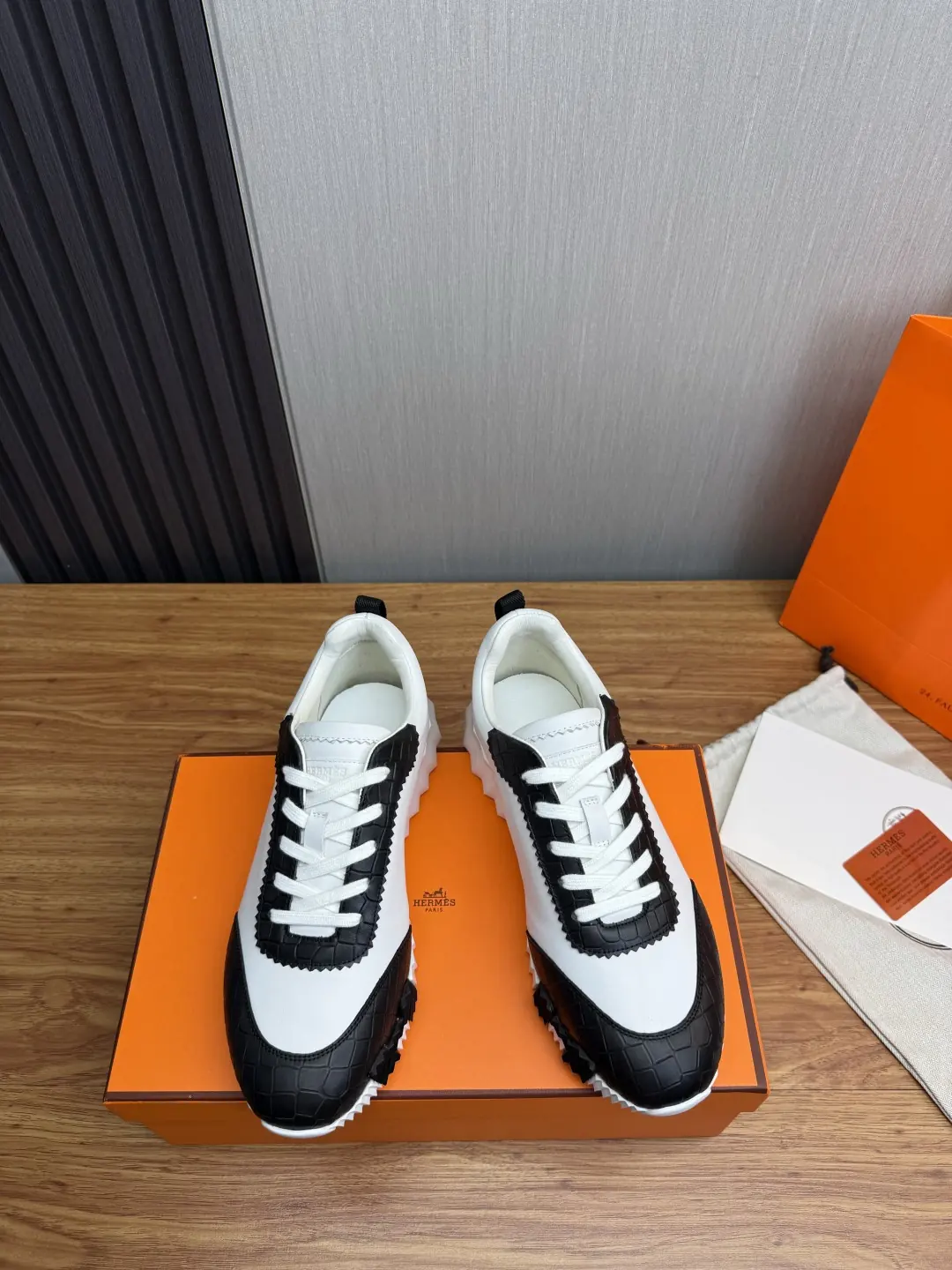 Hermes Style Leather Men's Shoes Lookbook Reference image 2