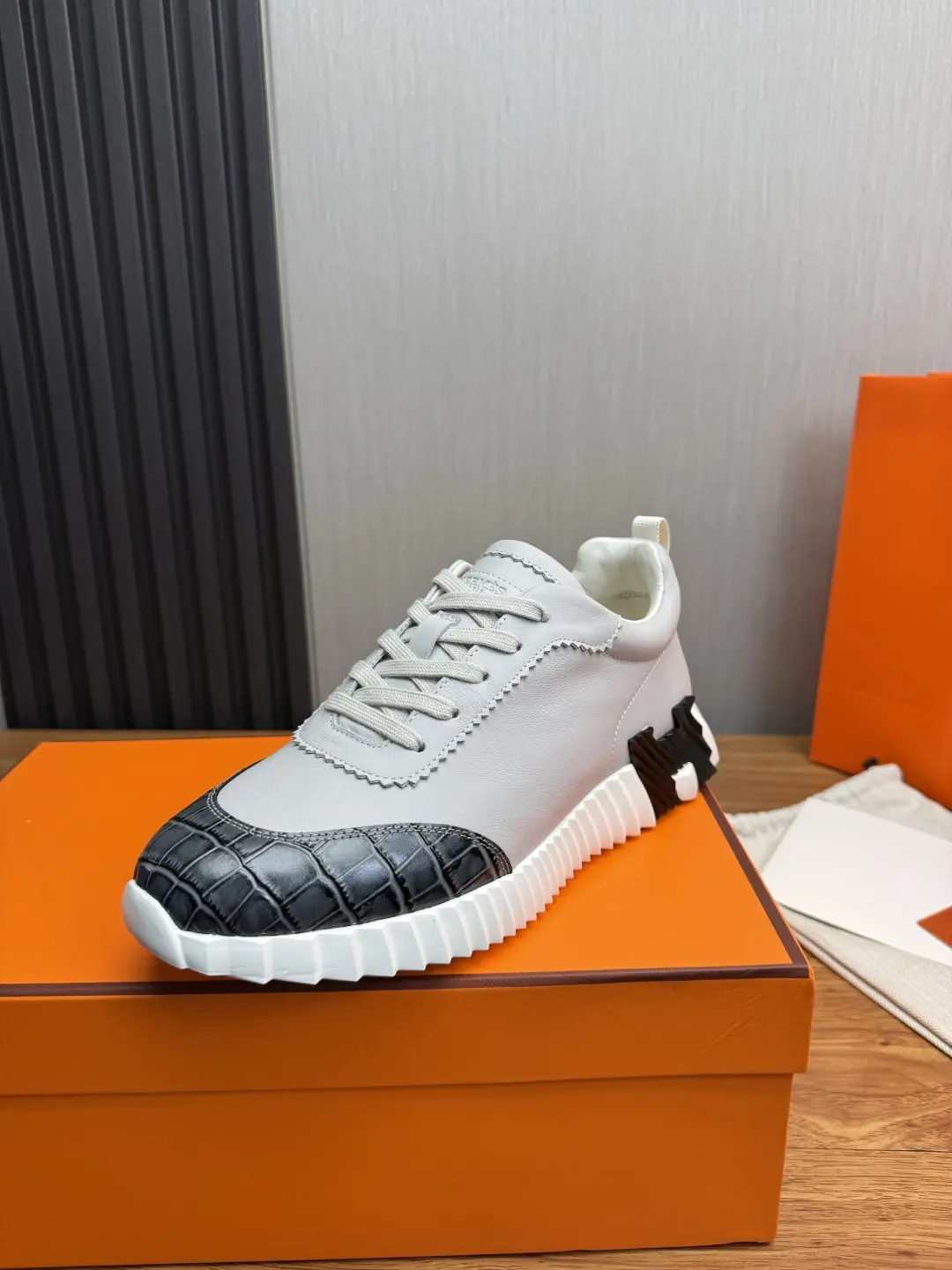 Hermes Style Leather Men's Shoes Lookbook Reference image 1