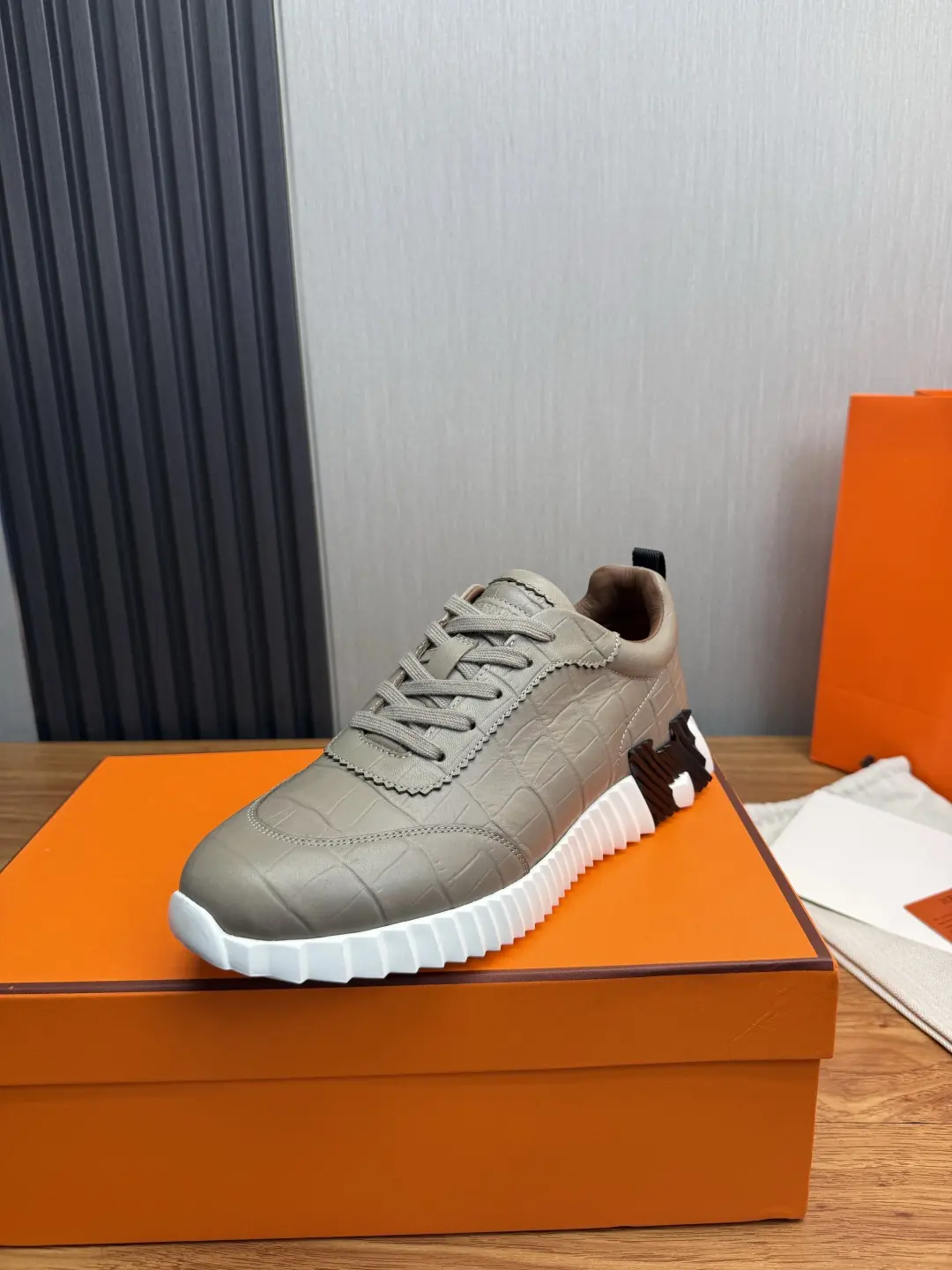 Hermes Style Leather Men's Shoes Lookbook Reference image 1