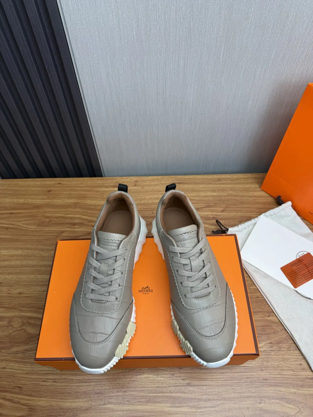 Hermes Style Leather Men's Shoes Lookbook Reference image 2