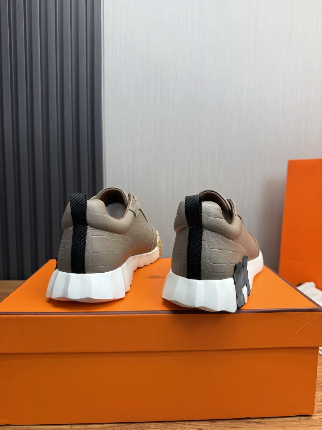 Hermes Style Leather Men's Shoes Lookbook Reference image 5