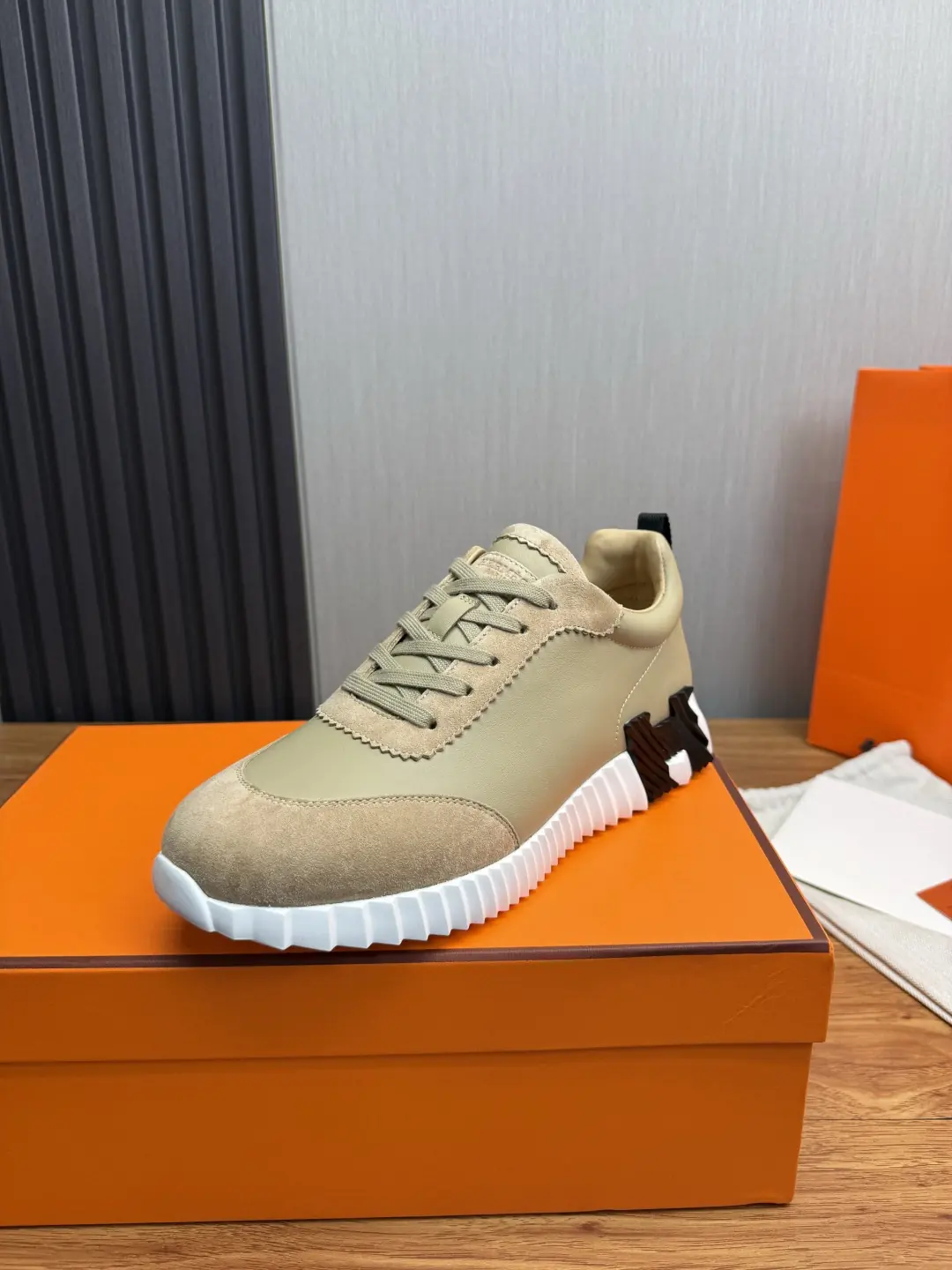 Hermes Style Leather Men's Shoes Lookbook Reference image 1